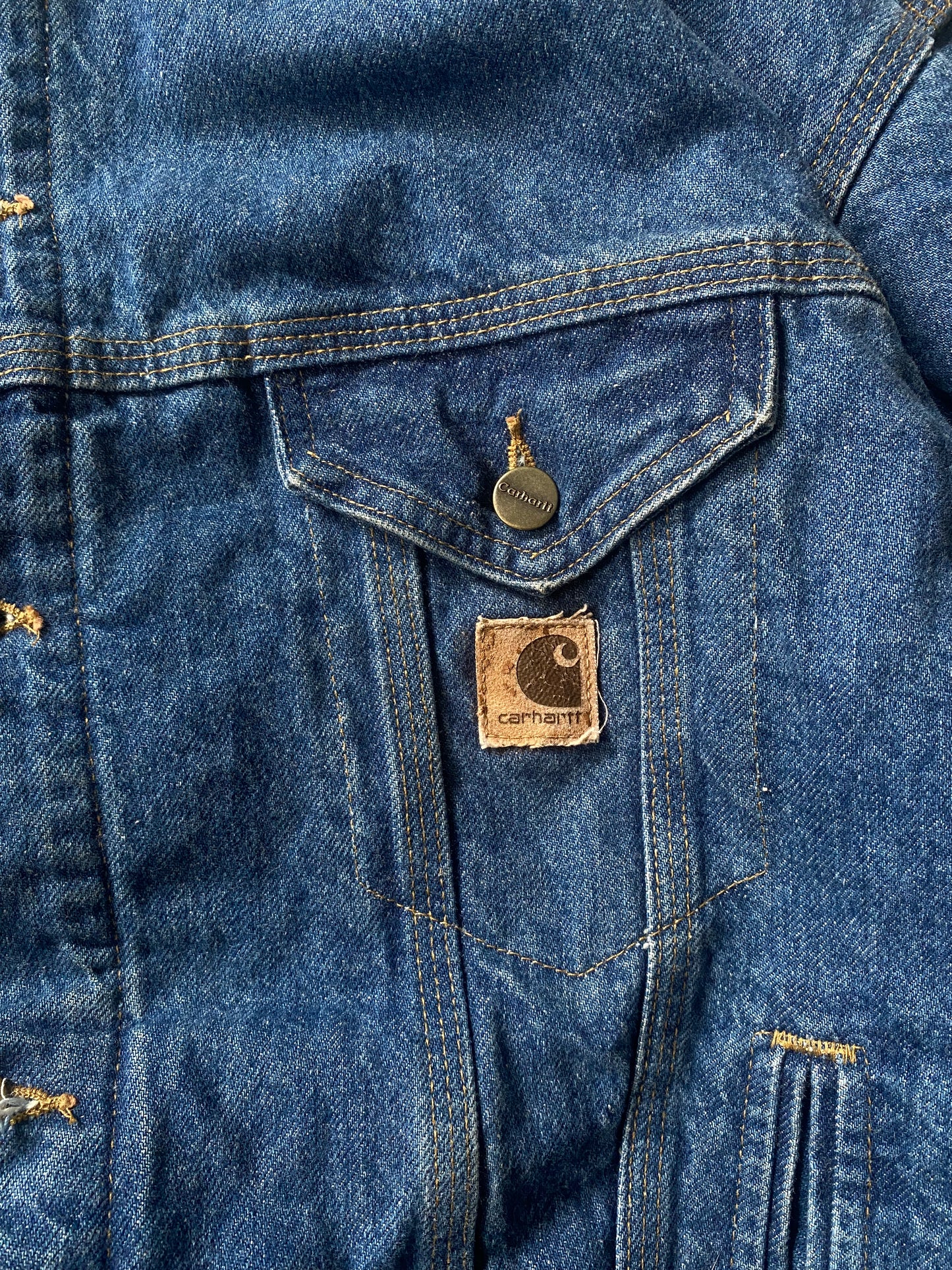 1990s Vintage Carhartt Denim Jacket