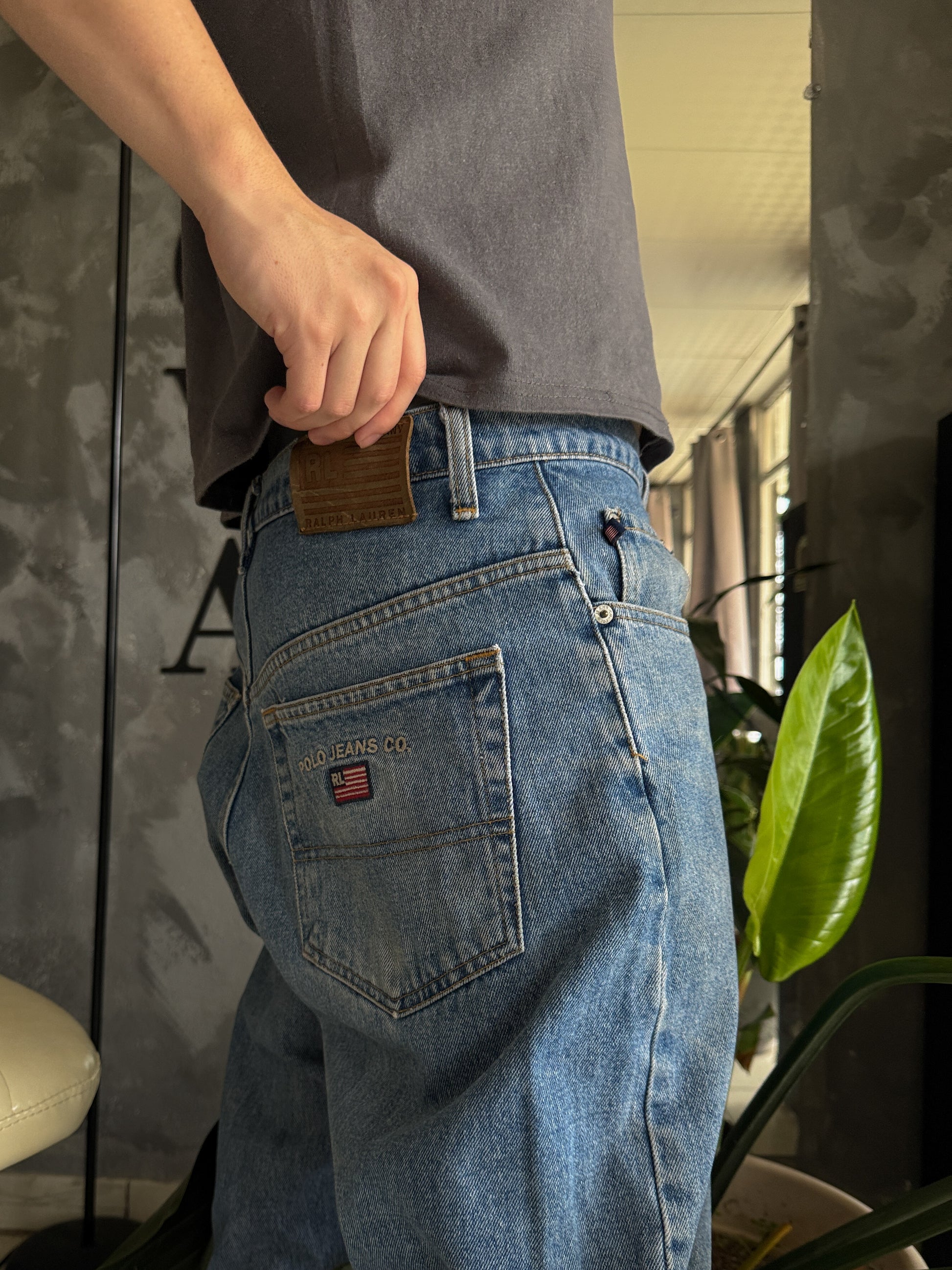 VINTAGE POLO RALPH LAUREN BAGGY PANTS - 32x32