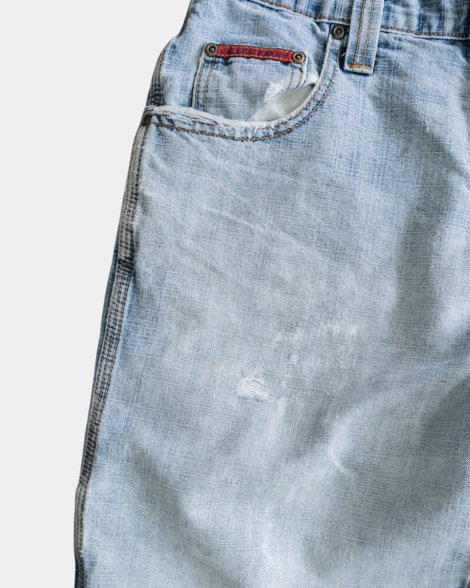 VINTAGE POLO CARPENTER DENIM JORT - 33