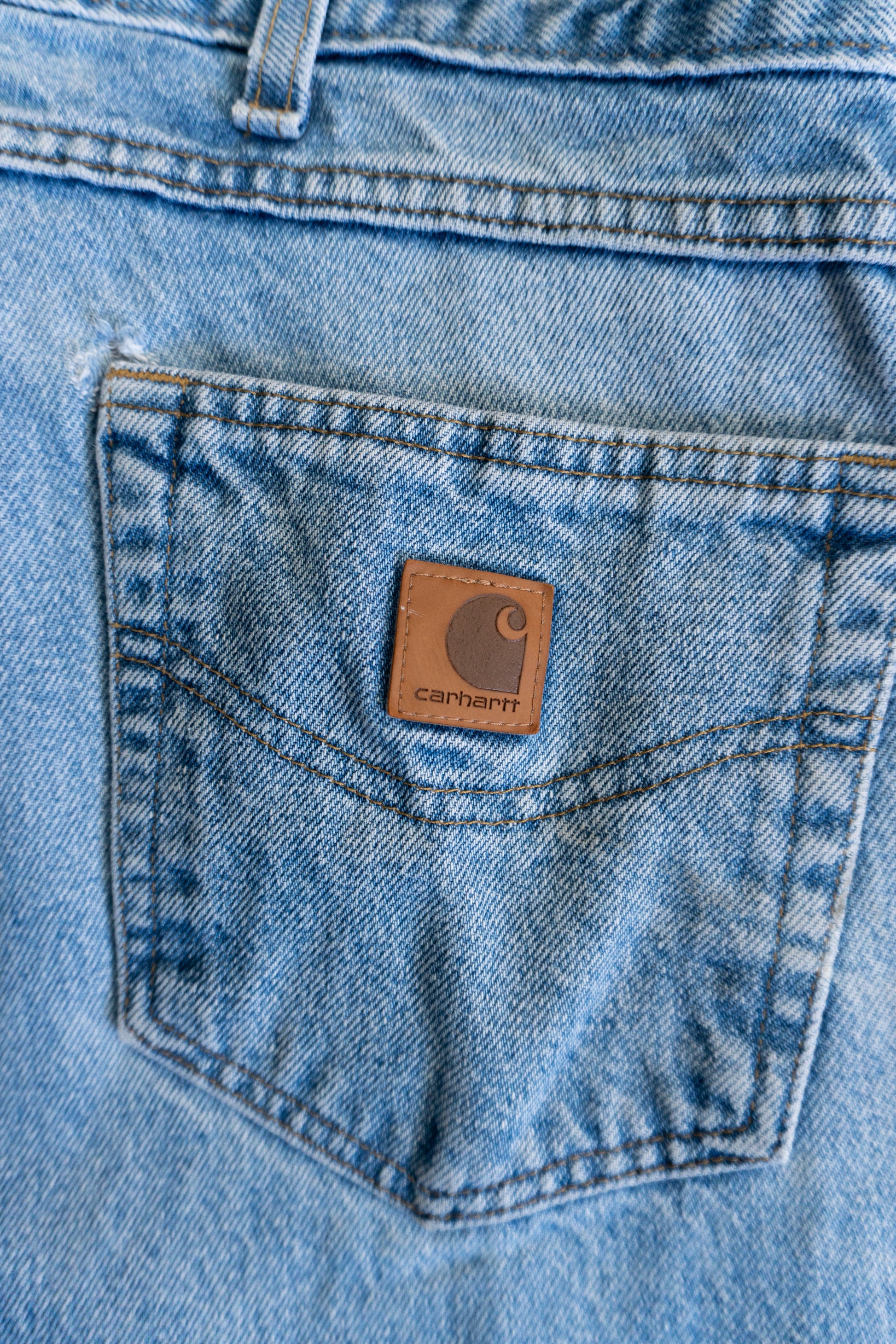 VINTAGE CARHARTT DENIM PANTS - 38x32