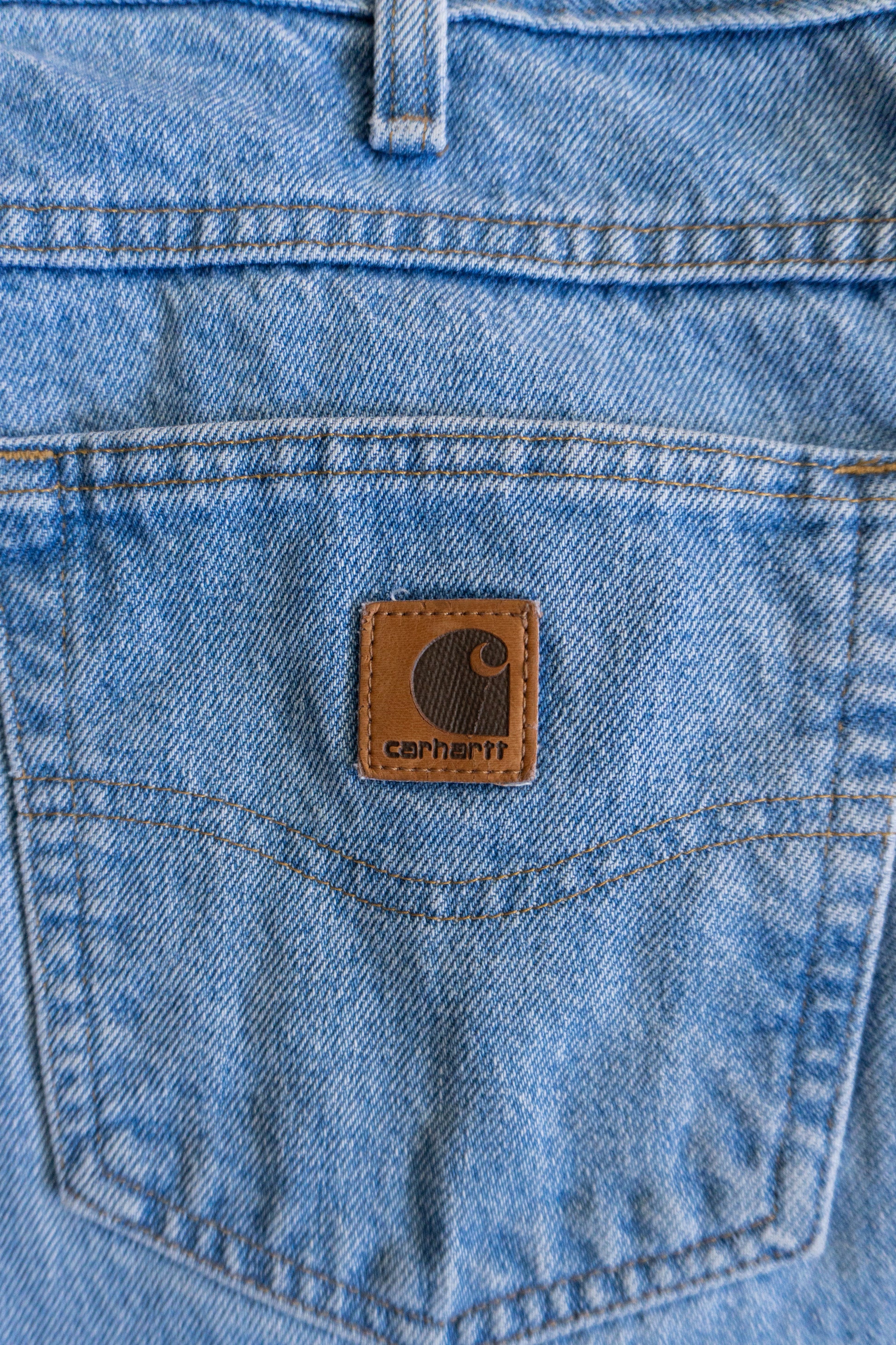 VINTAGE CARHARTT DENIM PANTS - 36x30