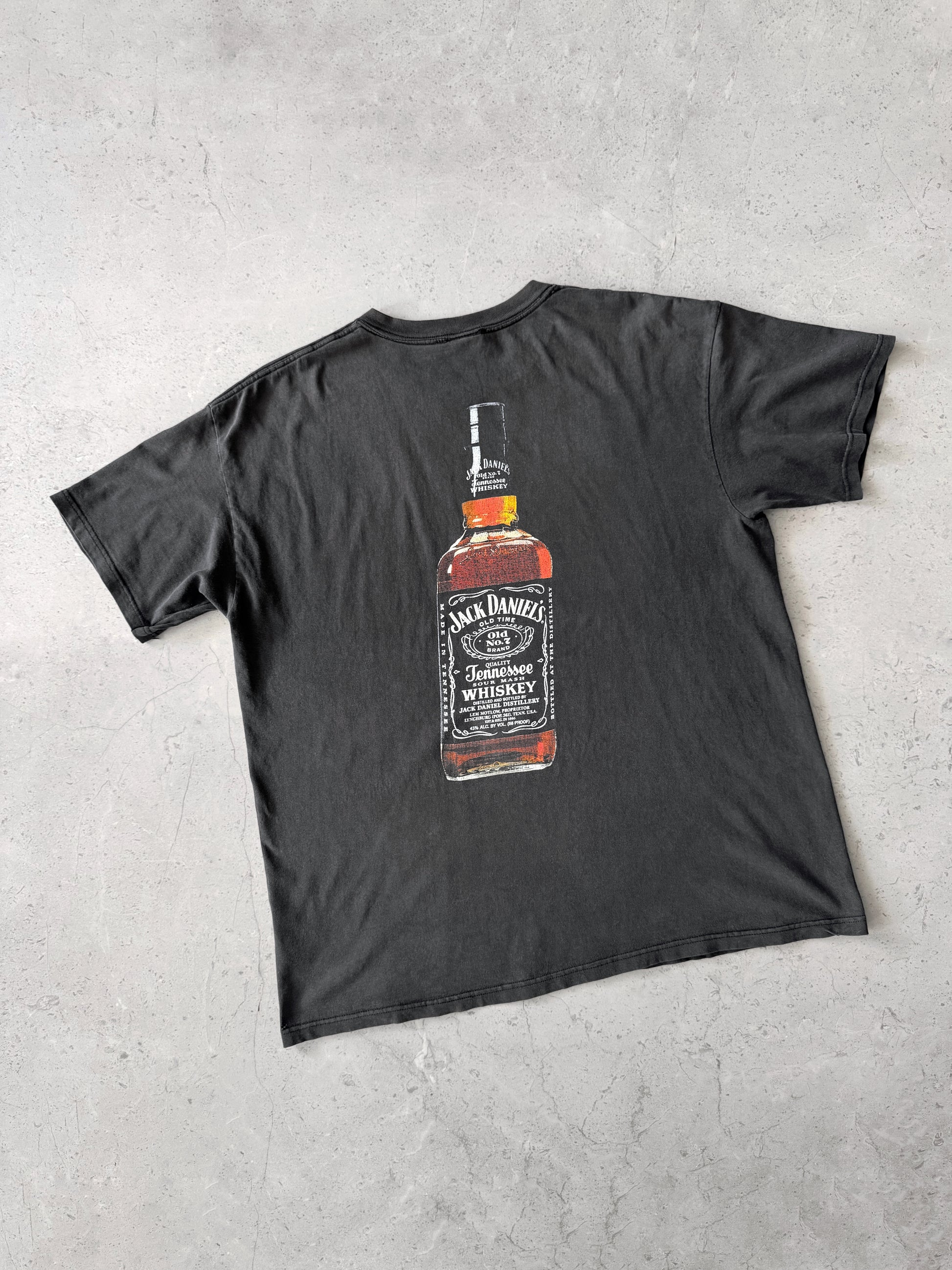 (L/XL) 00’S VINTAGE JACK DANIELS WHISKEY I KNOW JACK TEE