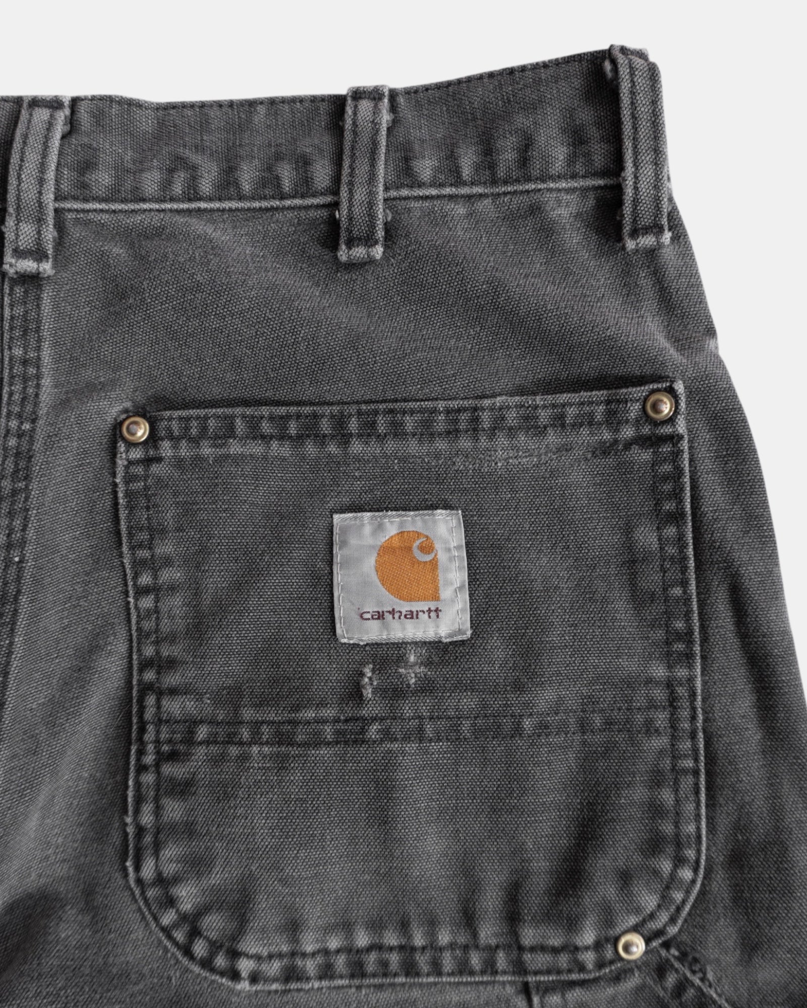 VINTAGE CARHARTT DOUBLE KNEE FADED PANTS - 30x30