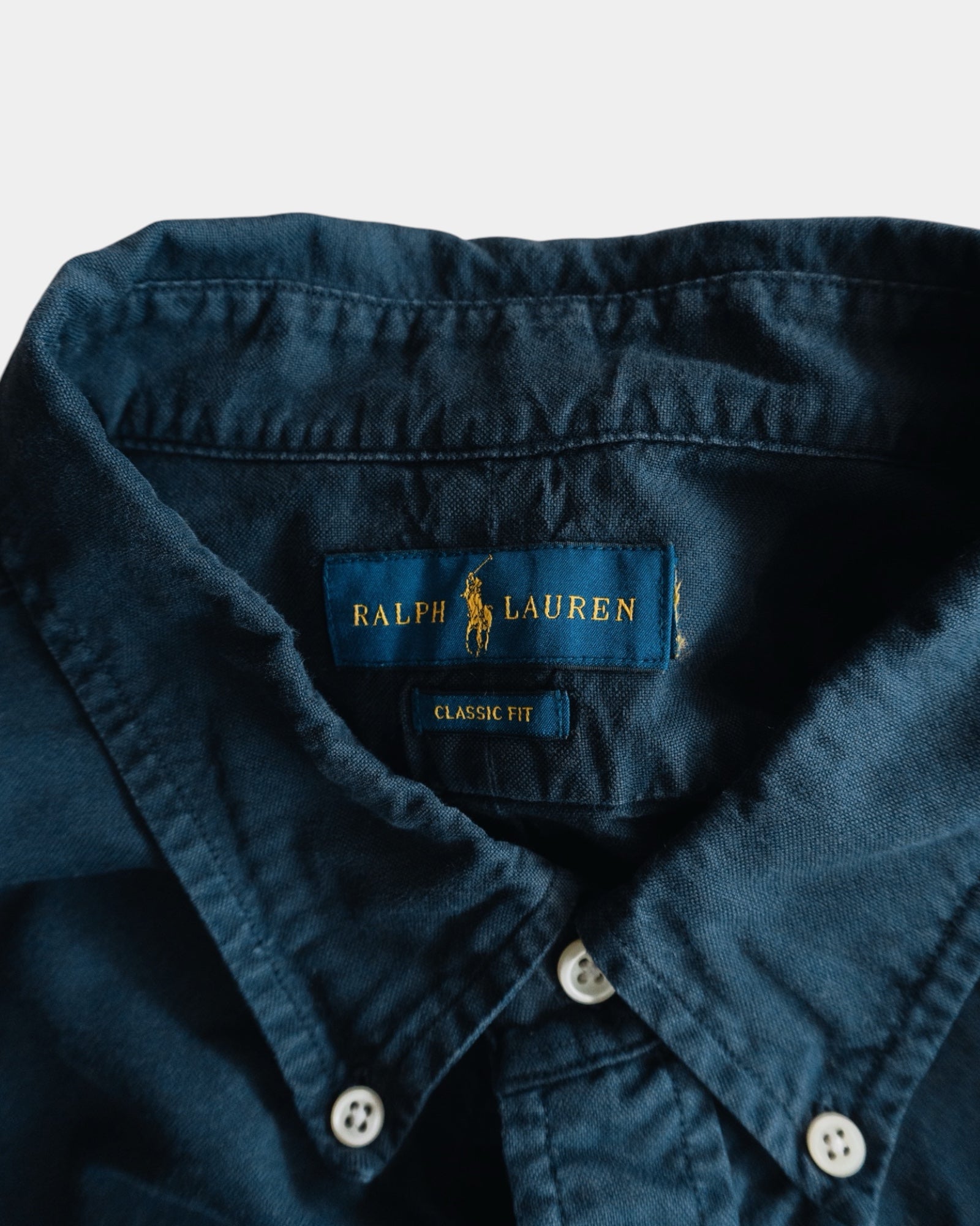 (FIT XL) POLO RALPH LAUREN NAVY SHIRT
