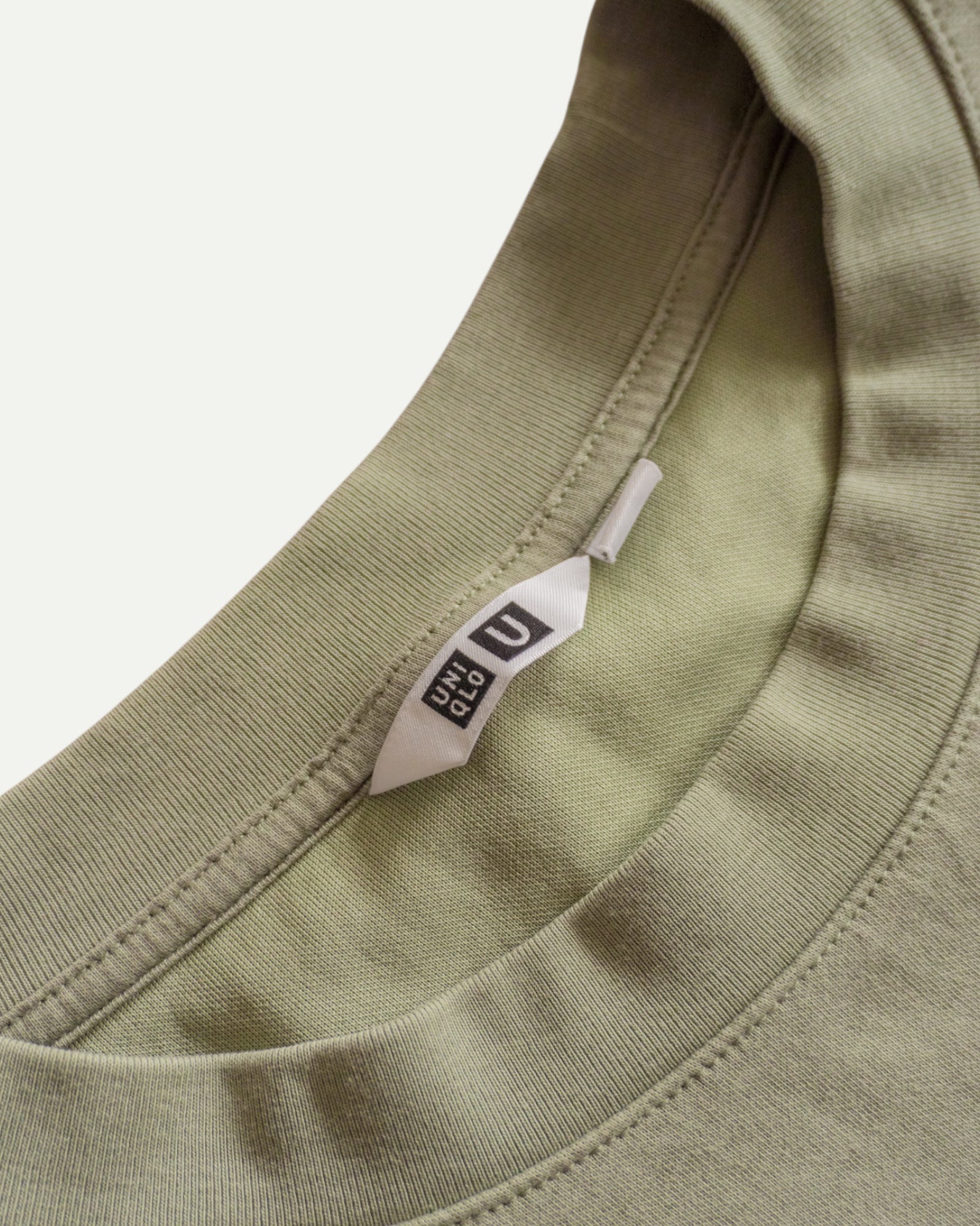 (L) UNIQLO MOSS GREEN TEE