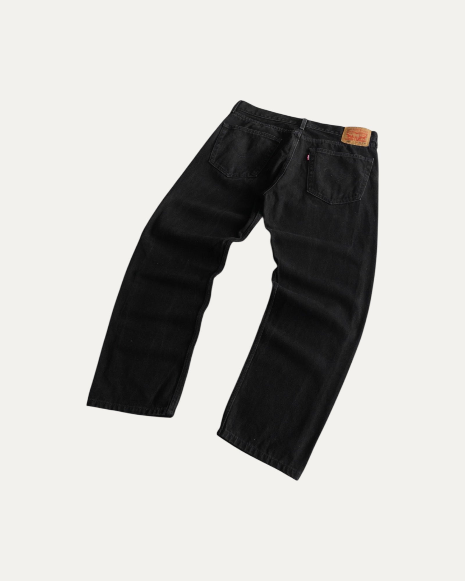 LEVIS 505 DENIM BLACK PANTS - 36x30