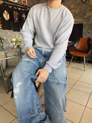 VINTAGE DICKIES DENIM DOUBLE KNEE PANTS - 36x32