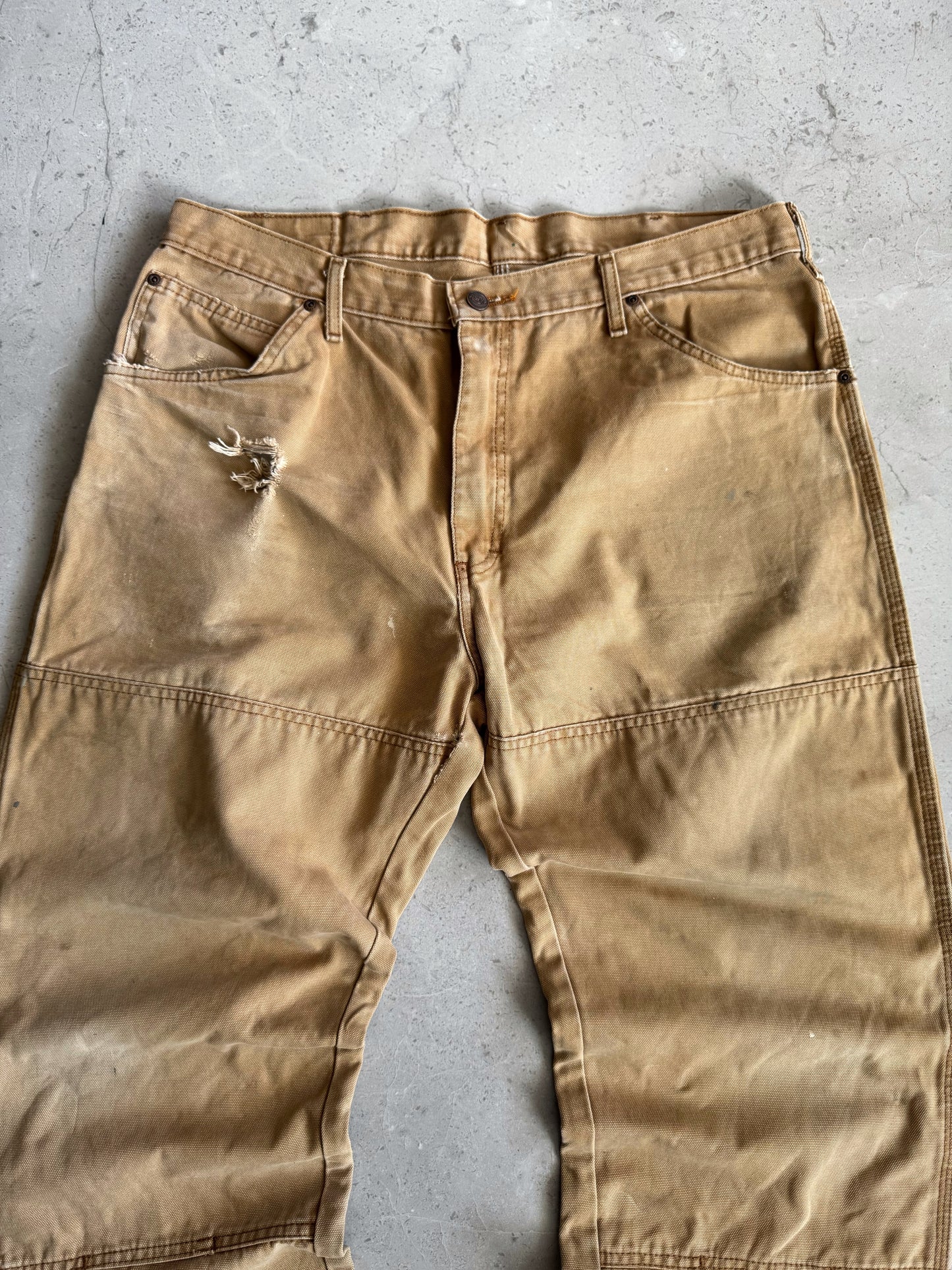 1990’S VINTAGE DICKIES DOUBLE KNEE WORKWEAR PANTS - 36x30