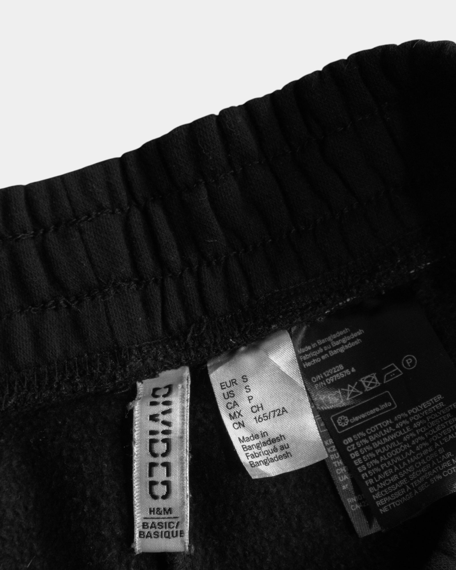 BLANK WIDE LEG SWEATPANTS - M