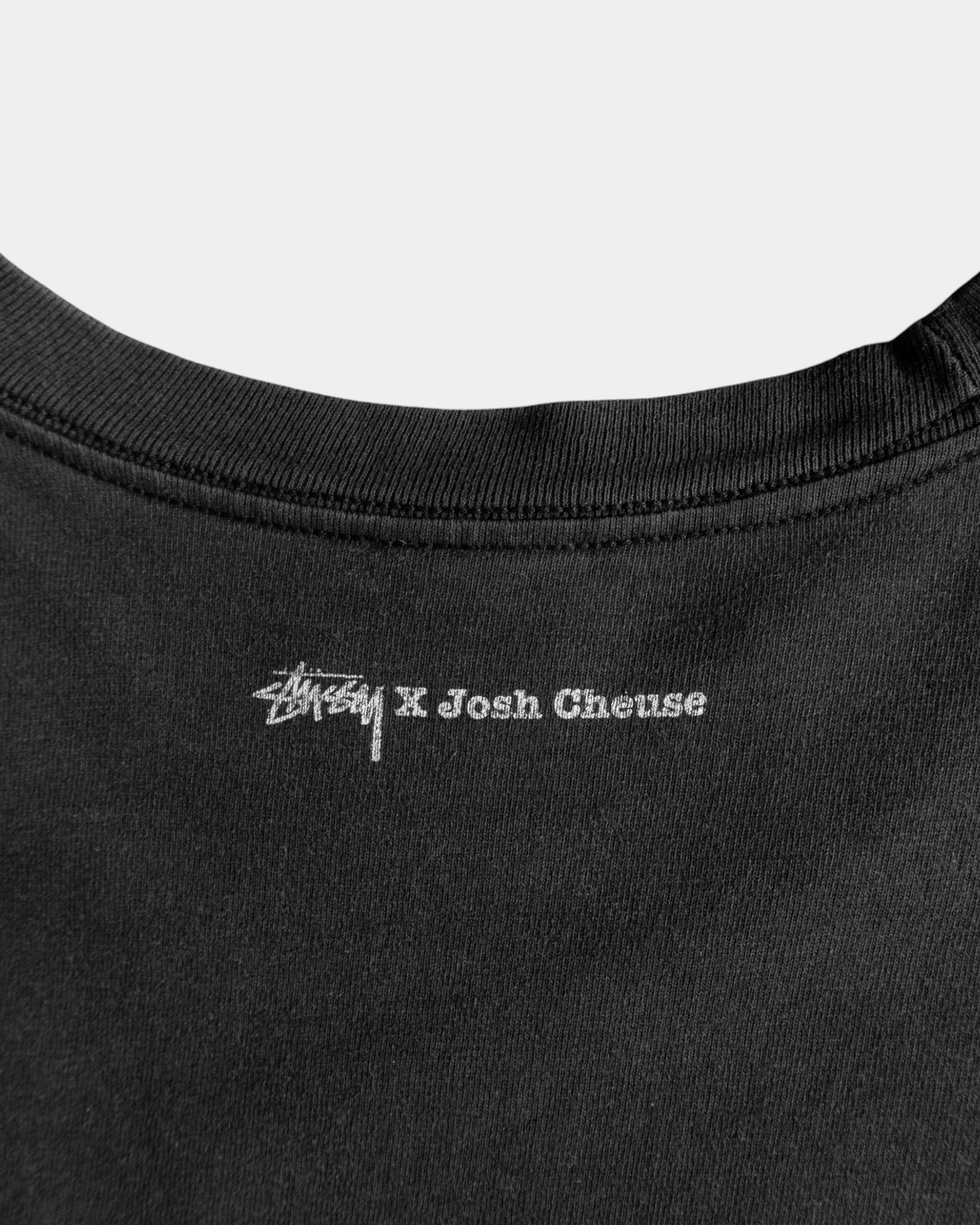 (XL) VINTAGE STUSSY X JOSH CHEUSE FADED TEE