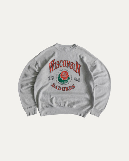 (BOXY L) 90’S VINTAGE WISCONSIN CREWNECK