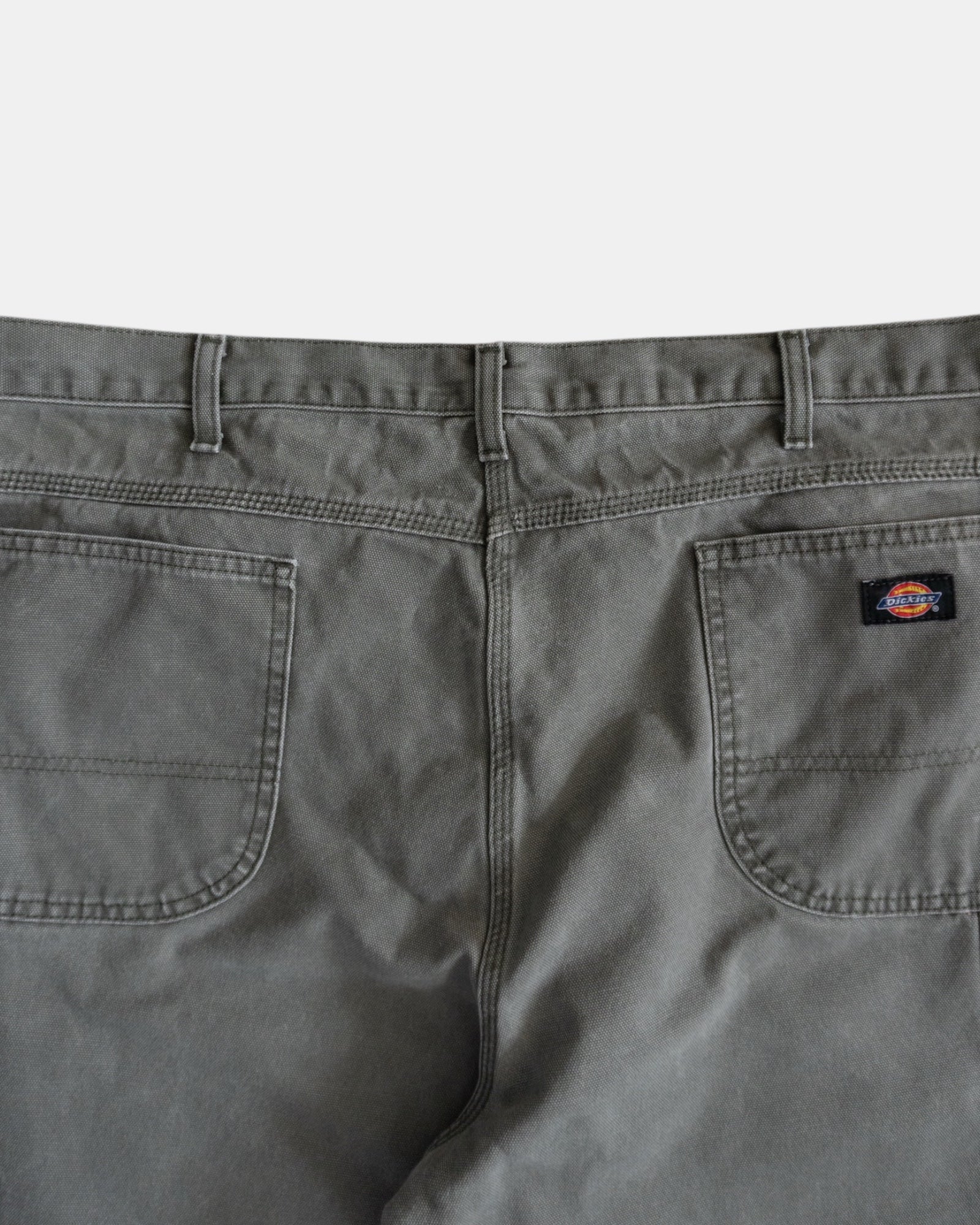 VINTAGE DICKIES OLIVE GREEN CARPENTER PANTS - 38x32