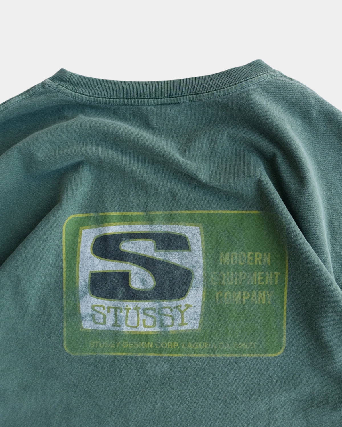 (FIT L) 90’S VINTAGE STUSSY EQUIPMENT COMPANY LONG SLEEVE