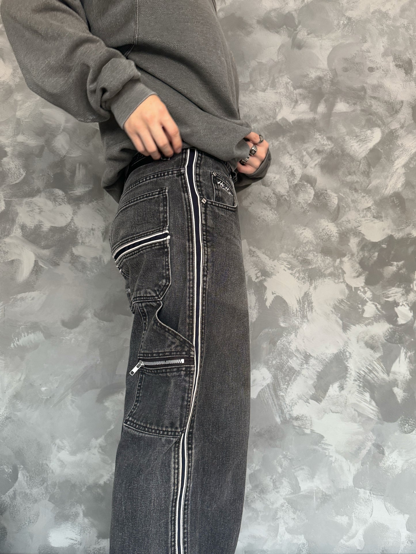 Hiboy Baggy Faded Pants Type Balenciaga