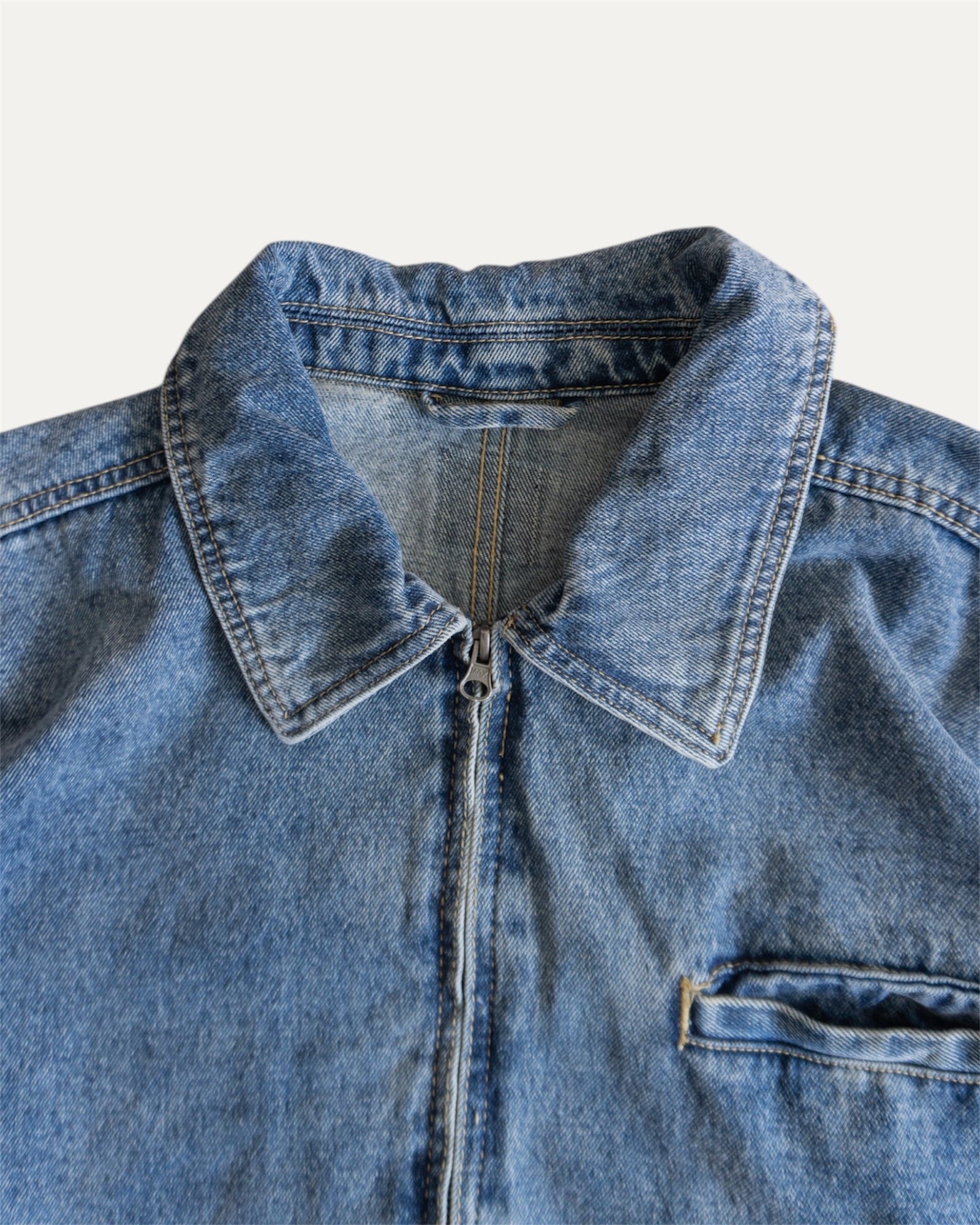 (L) VINTAGE DETROIT DENIM JACKET