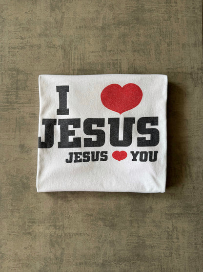 (BOXY M) VINTAGE I LOVE JESÚS TEE