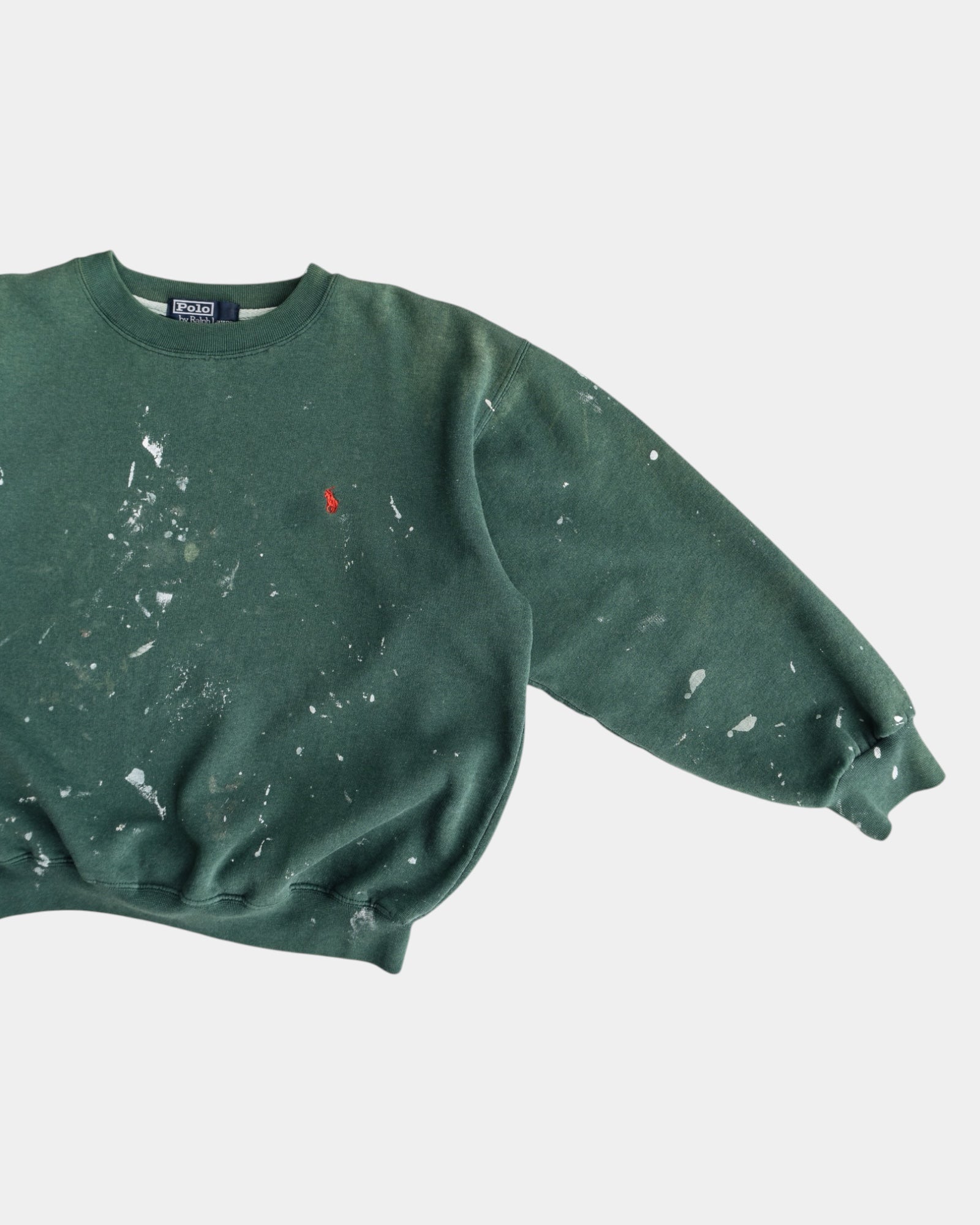 (S/M) 90’S VINTAGE POLO RALPH LAUREN PAINTED CREWNECK