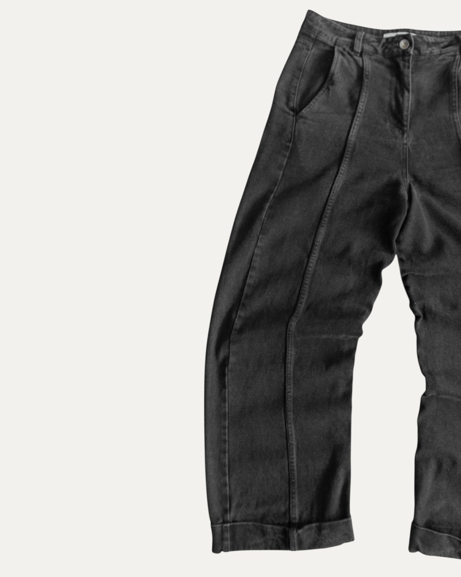HENRIK VIBSKOV BLACK DENIM PANTS - 30x30