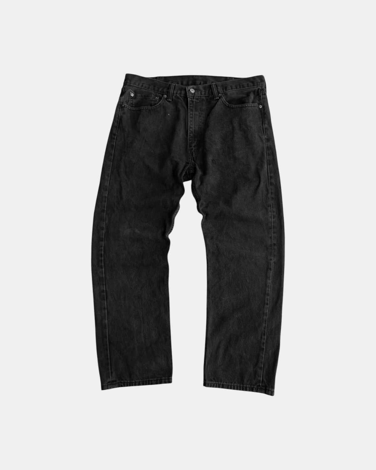 VINTAGE LEVIS 505 BLACK DENIM PANTS - FIT 36x30