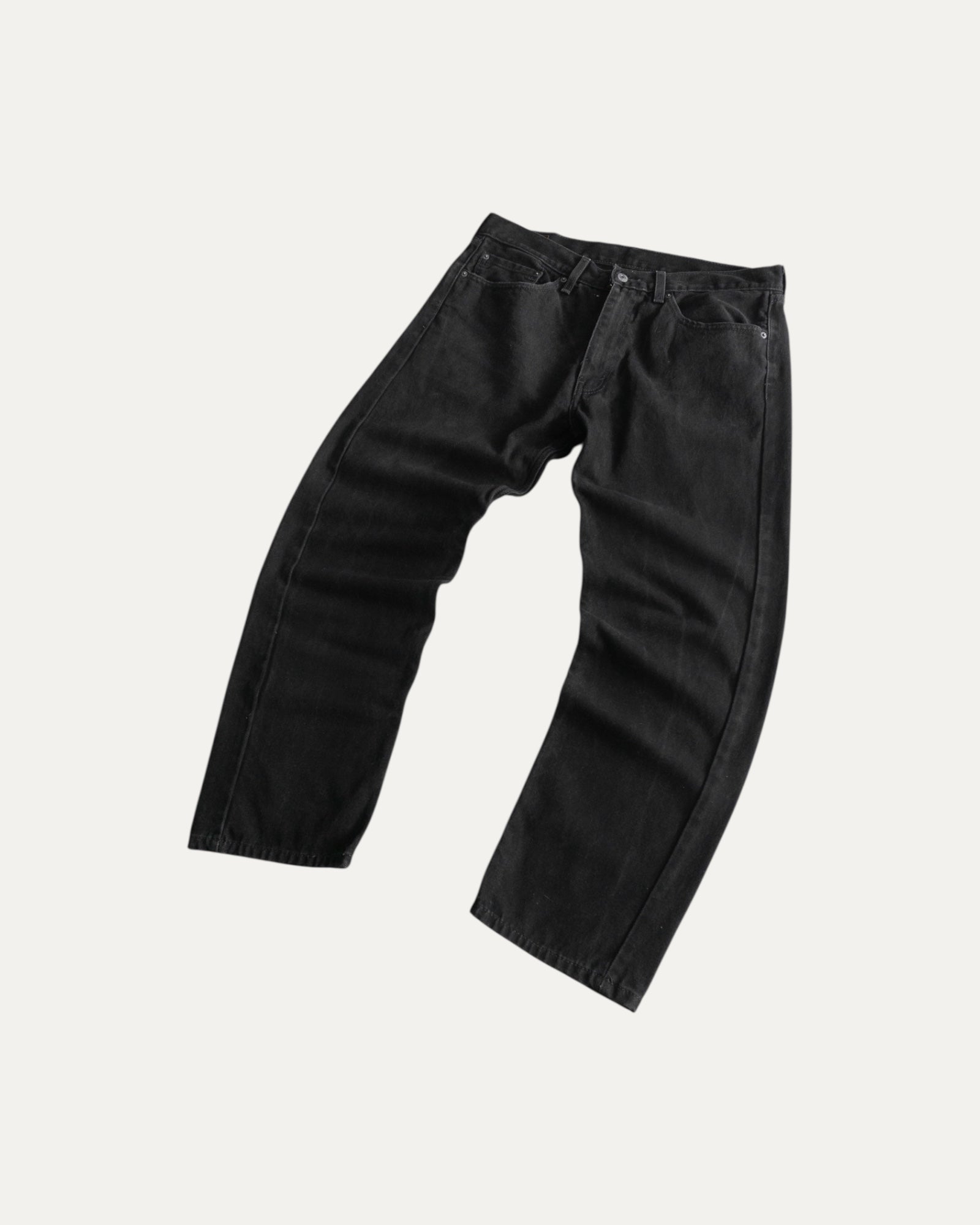 LEVIS 505 DENIM BLACK PANTS - 36x30