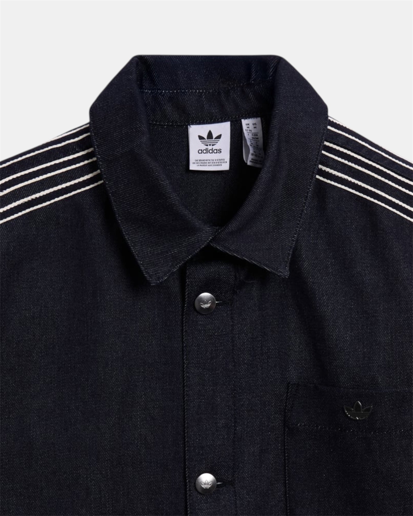 (M/L) ADIDAS TYPE RAW DENIM SHIRT