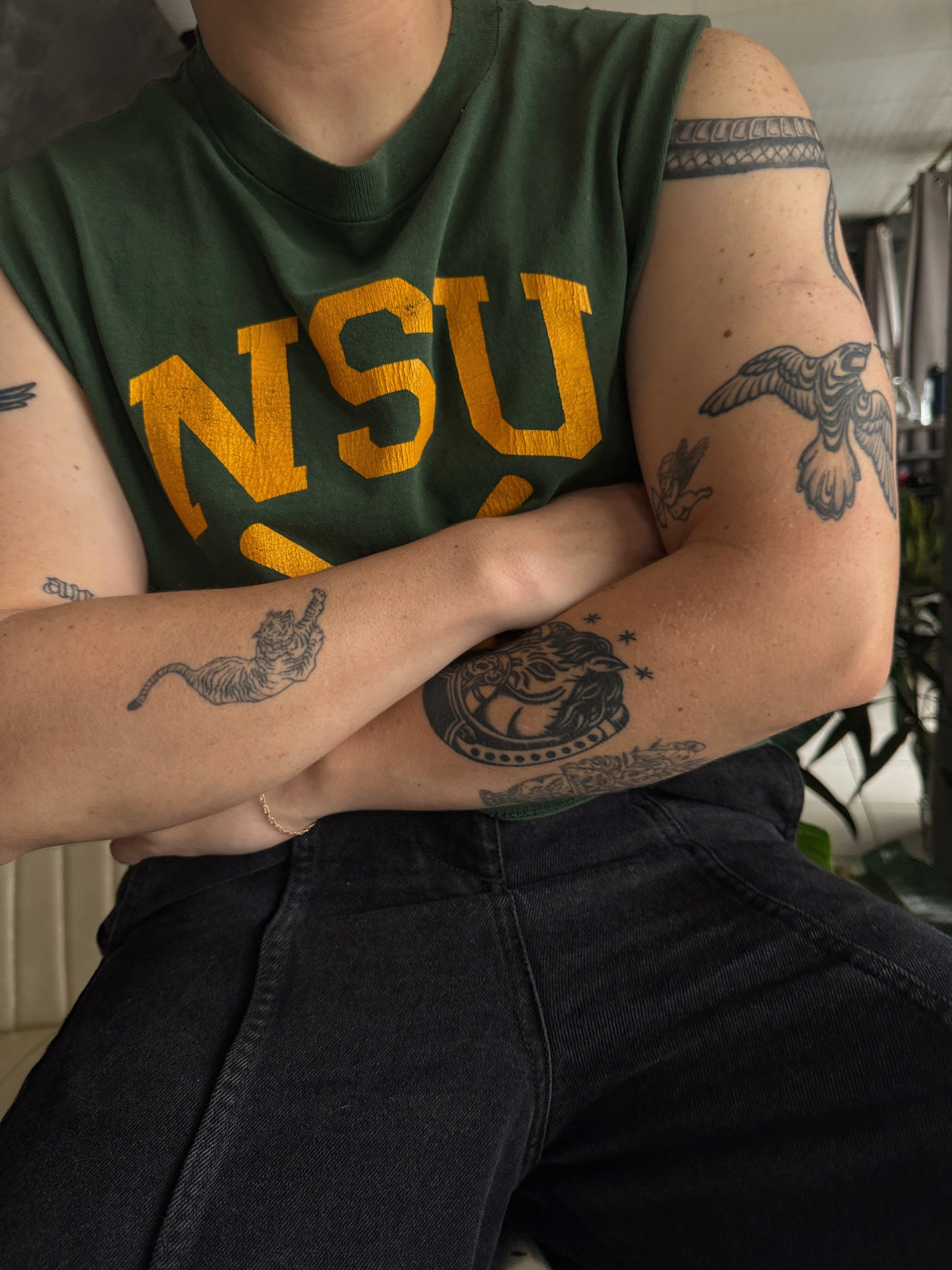 (M) 90’S VINTAGE NSU SOFTBALL TANK TOP