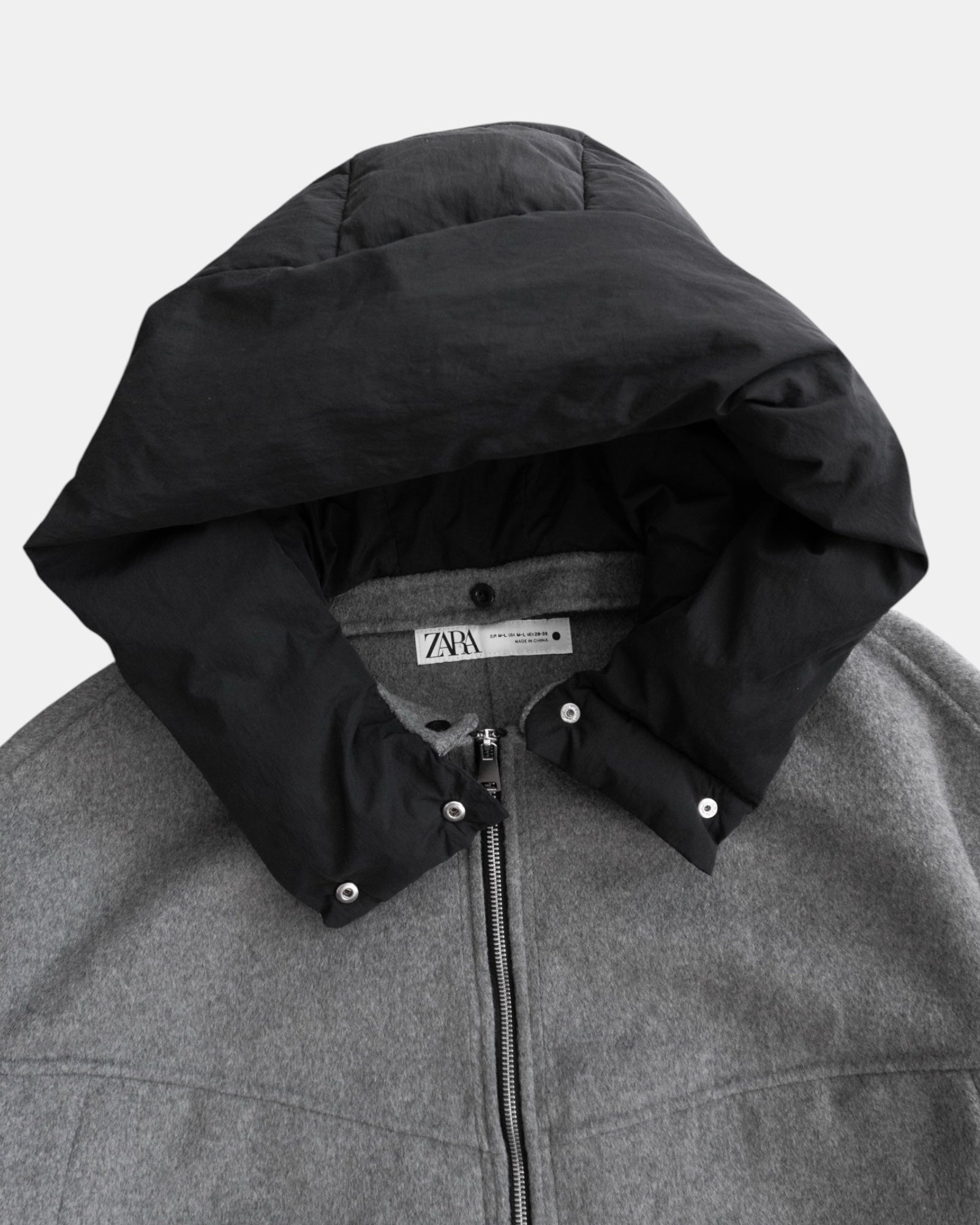 (BOXY M/L) BOMBER GRAY JACKET