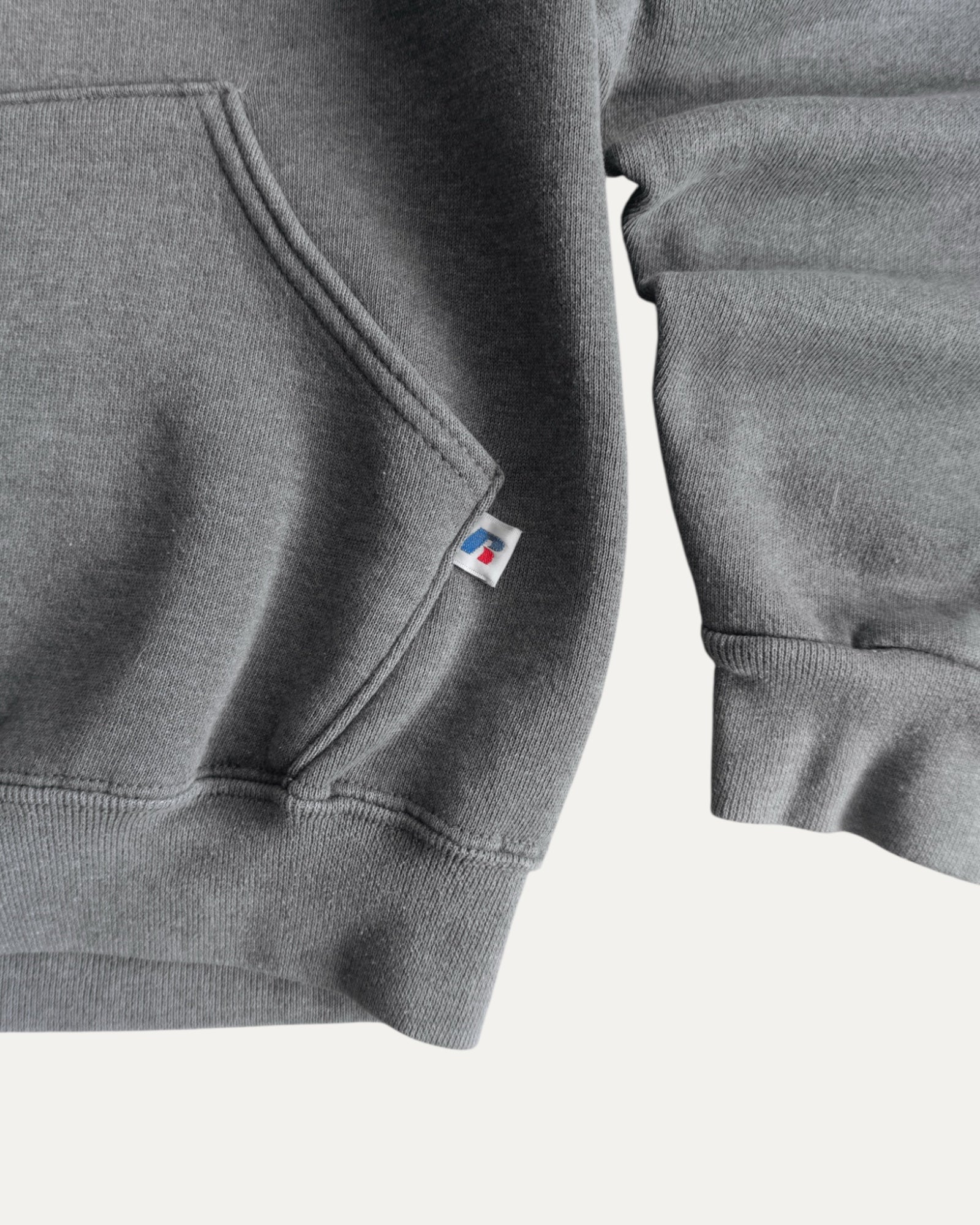 (S/M) RUSSELL UNIVERSITY GRAY HOODIE