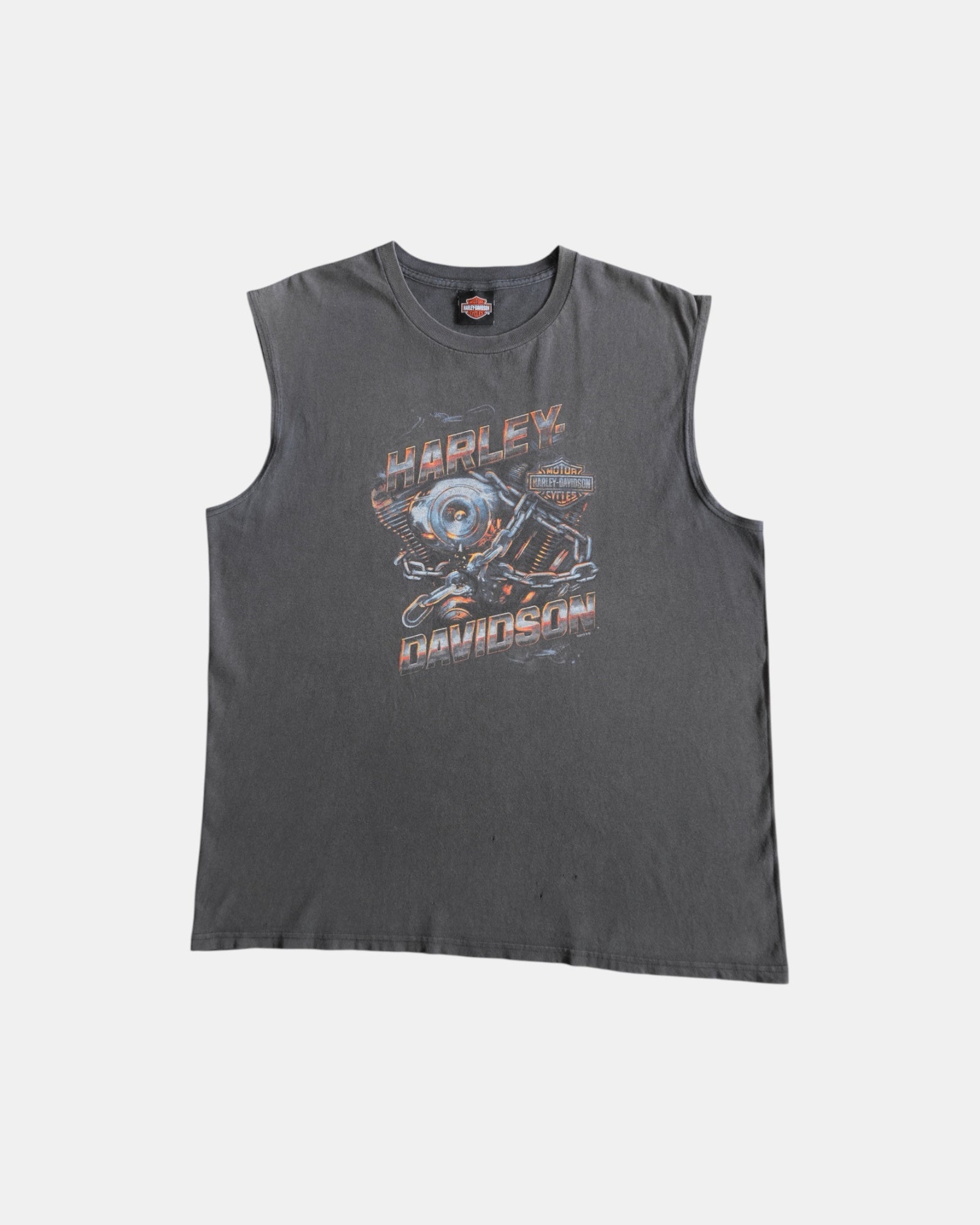 (L) VINTAGE HARLEY DAVIDSON SUN FADED TANK TOP