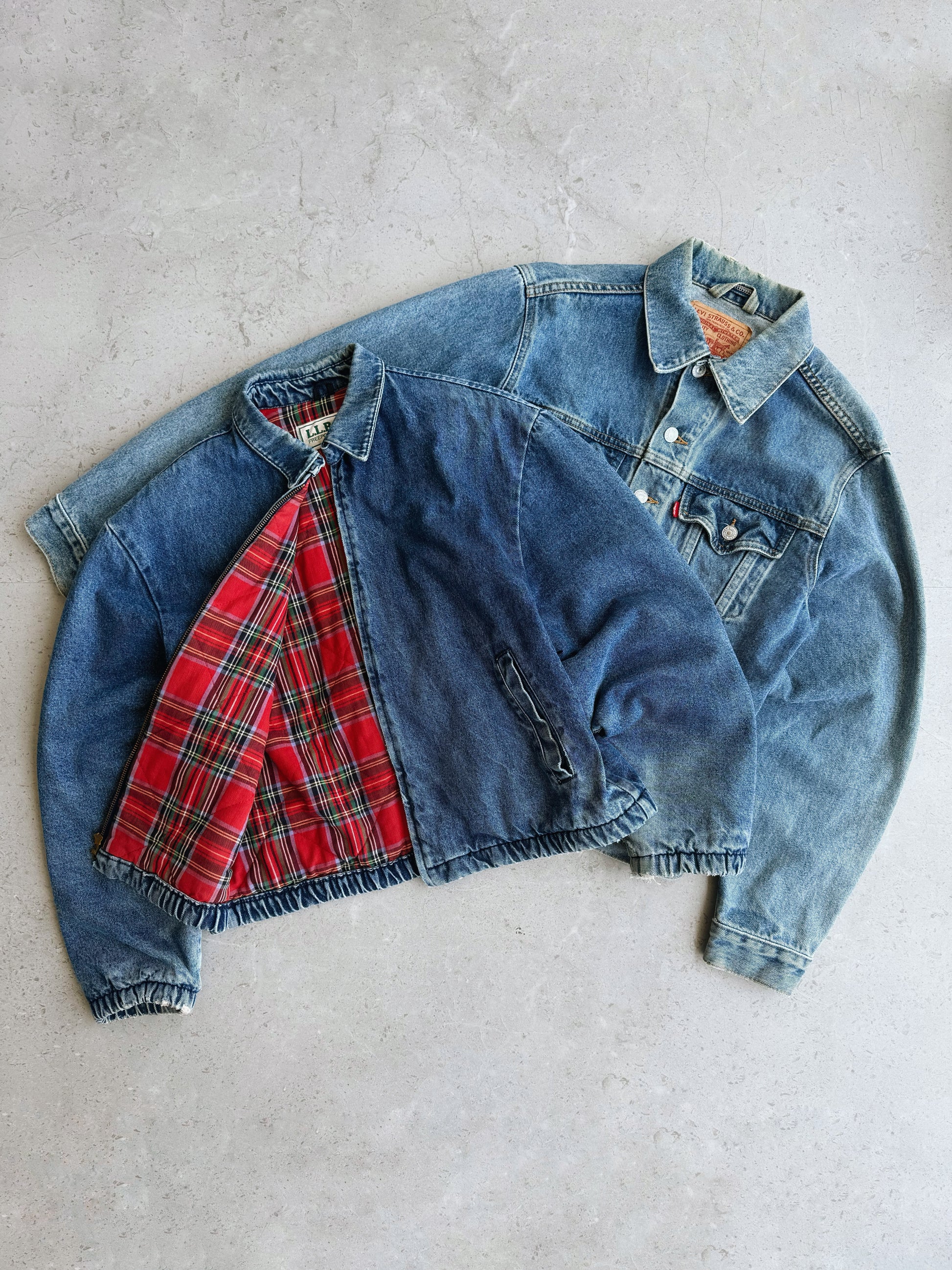 (M) VINTAGE L.L BEAN DENIM JACKET