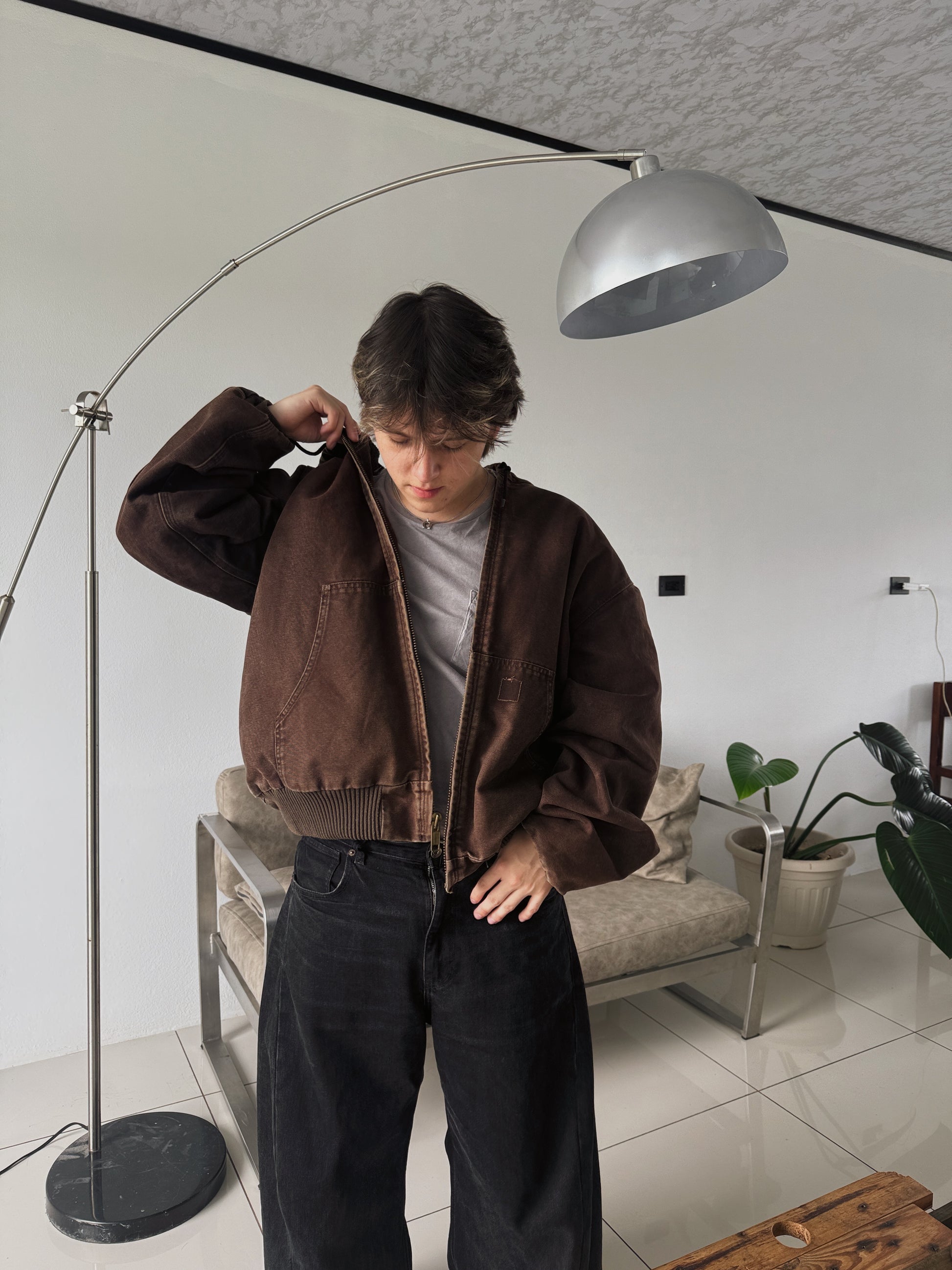 (XL) VINTAGE CARHARTT SUN FADED ACTIVE JACKET