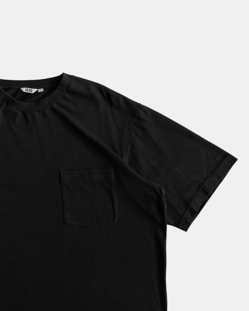 (BOXY L) UNIQLO BLANK POCKET TEE
