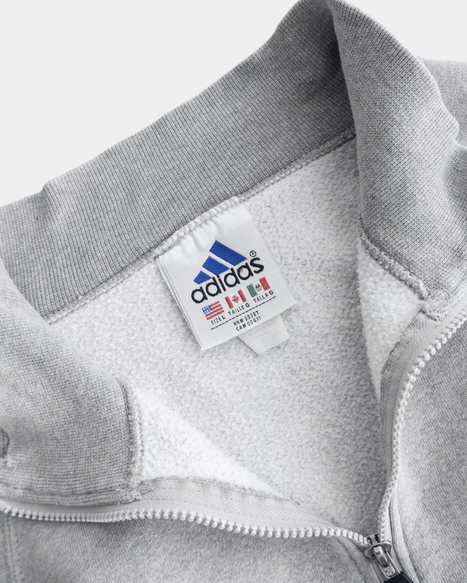 (L) 2000’S VINTAGE ADIDAS QUARTER ZIP