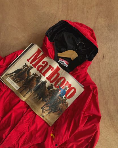 (XL) VINTAGE MARLBORO WINDBREAKER JACKET
