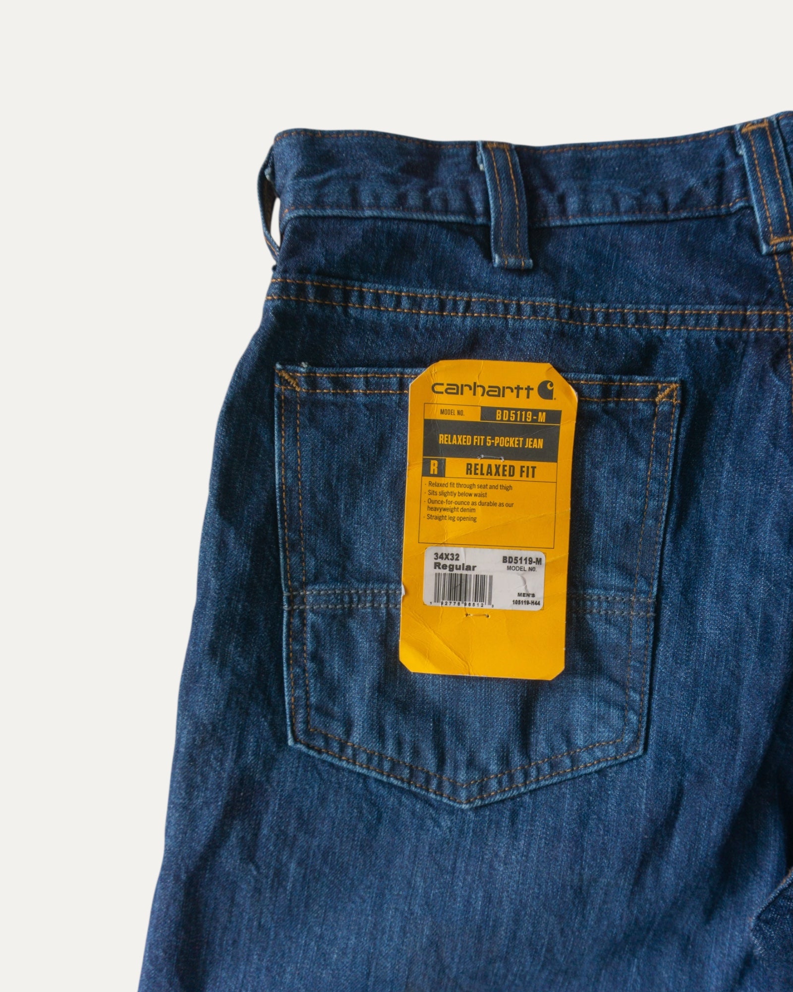 CARHARTT DENIM PANTS - 34x32 (NEW)