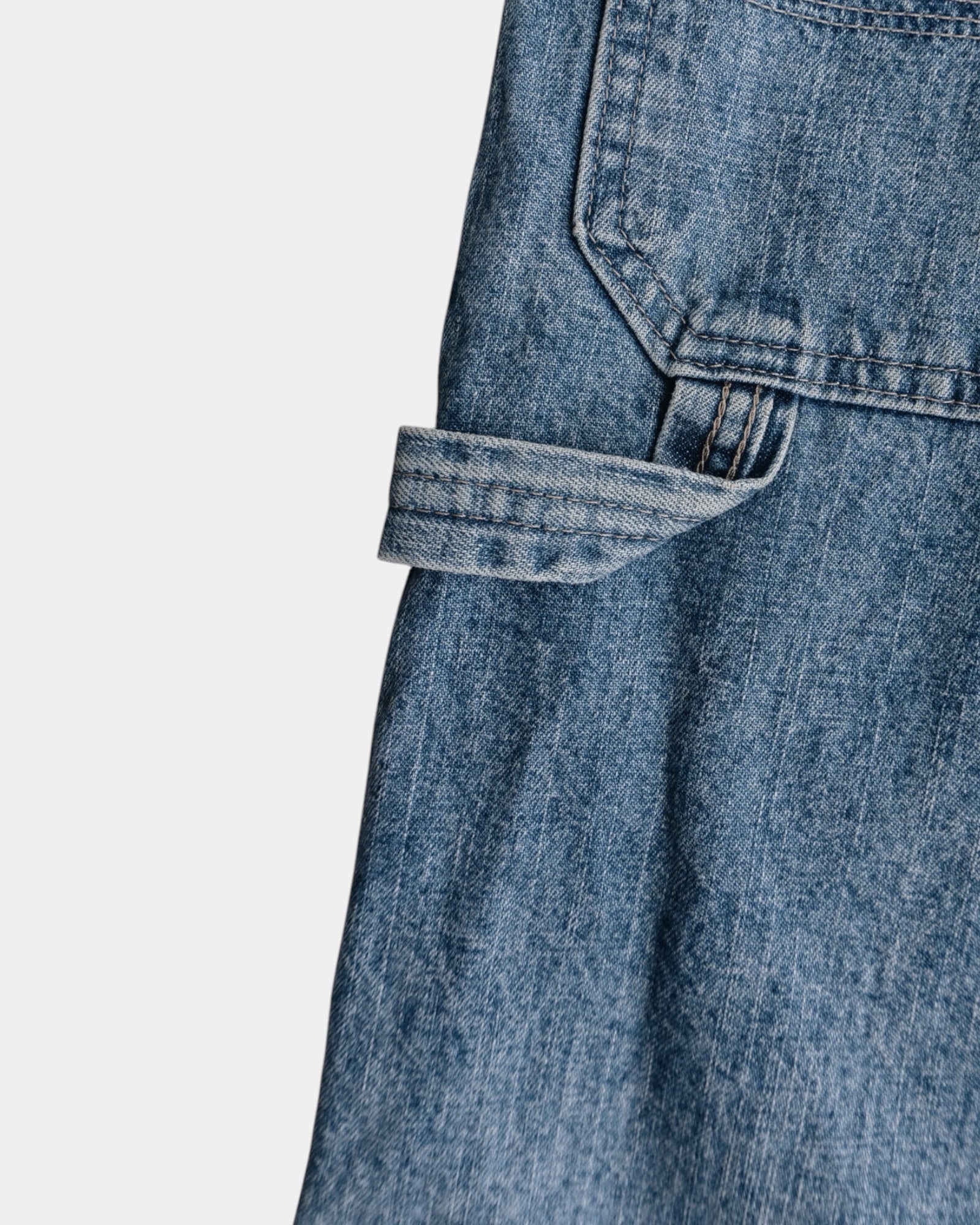 VINTAGE WRANGLER DENIM CARPENTER SHORT - 33