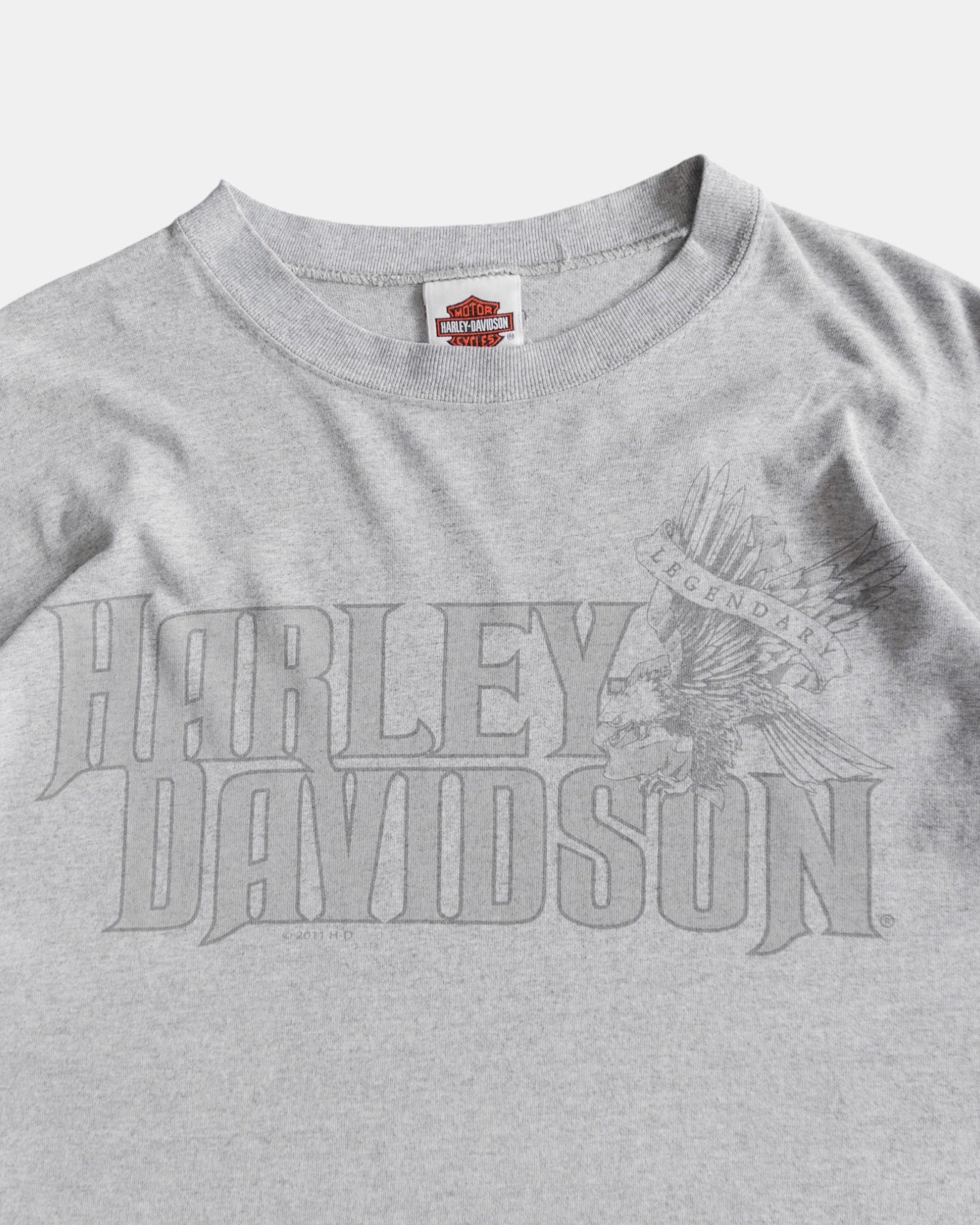 (XL) HARLEY DAVIDSON EAGLE FLAMES LONG SLEEVE
