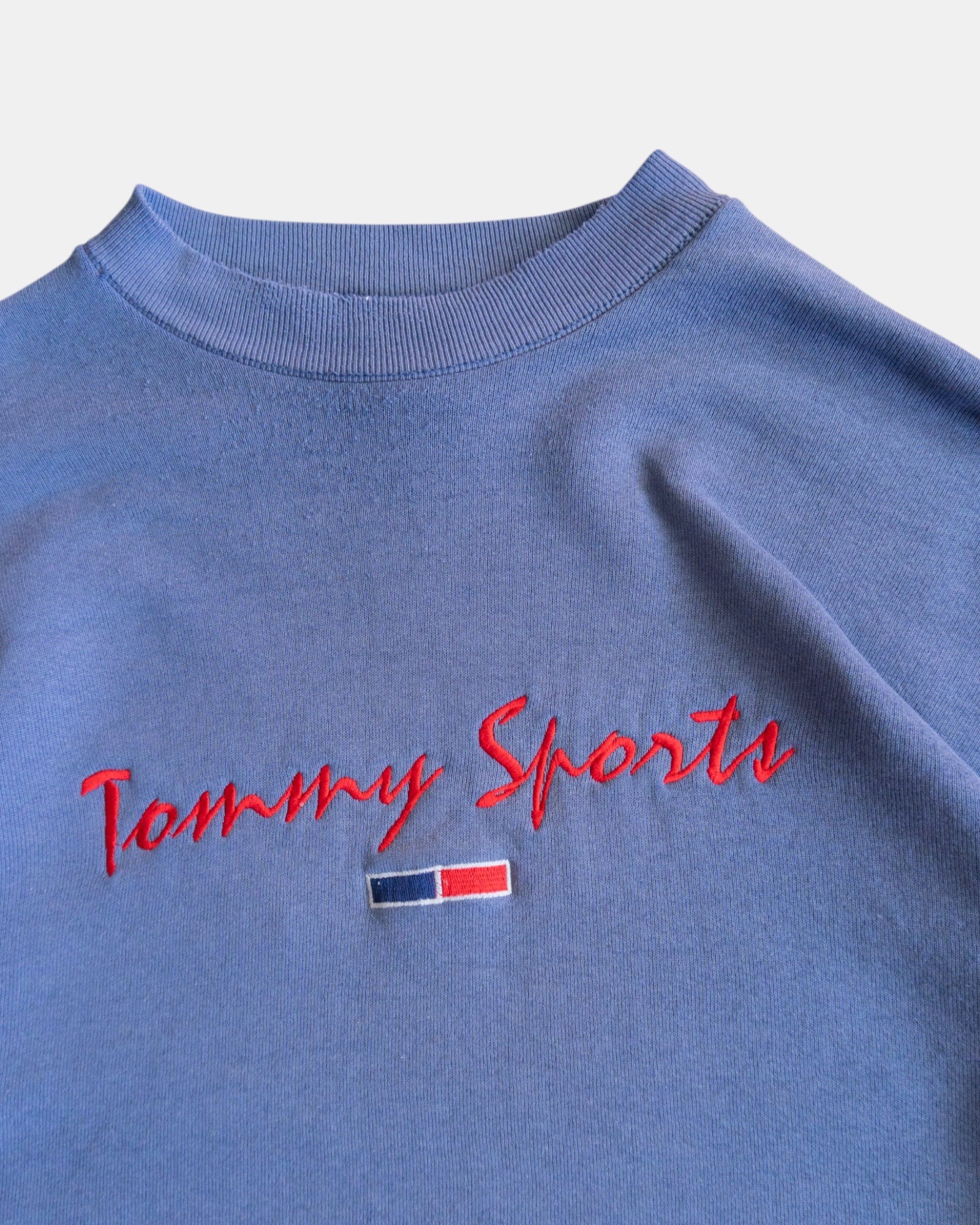 (BOXY L) 90’S VINTAGE TOMMY SPORTS CREWNECK