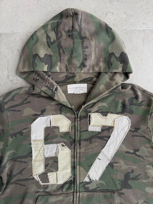 (L) VINTAGE POLO RALPH LAUREN X DENIM & SUPPLY (SIX SEVEN) CAMO HOODIE FULL ZIP