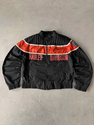 (M) VINTAGE HARLEY DAVIDSON BOMBER RACING JACKET