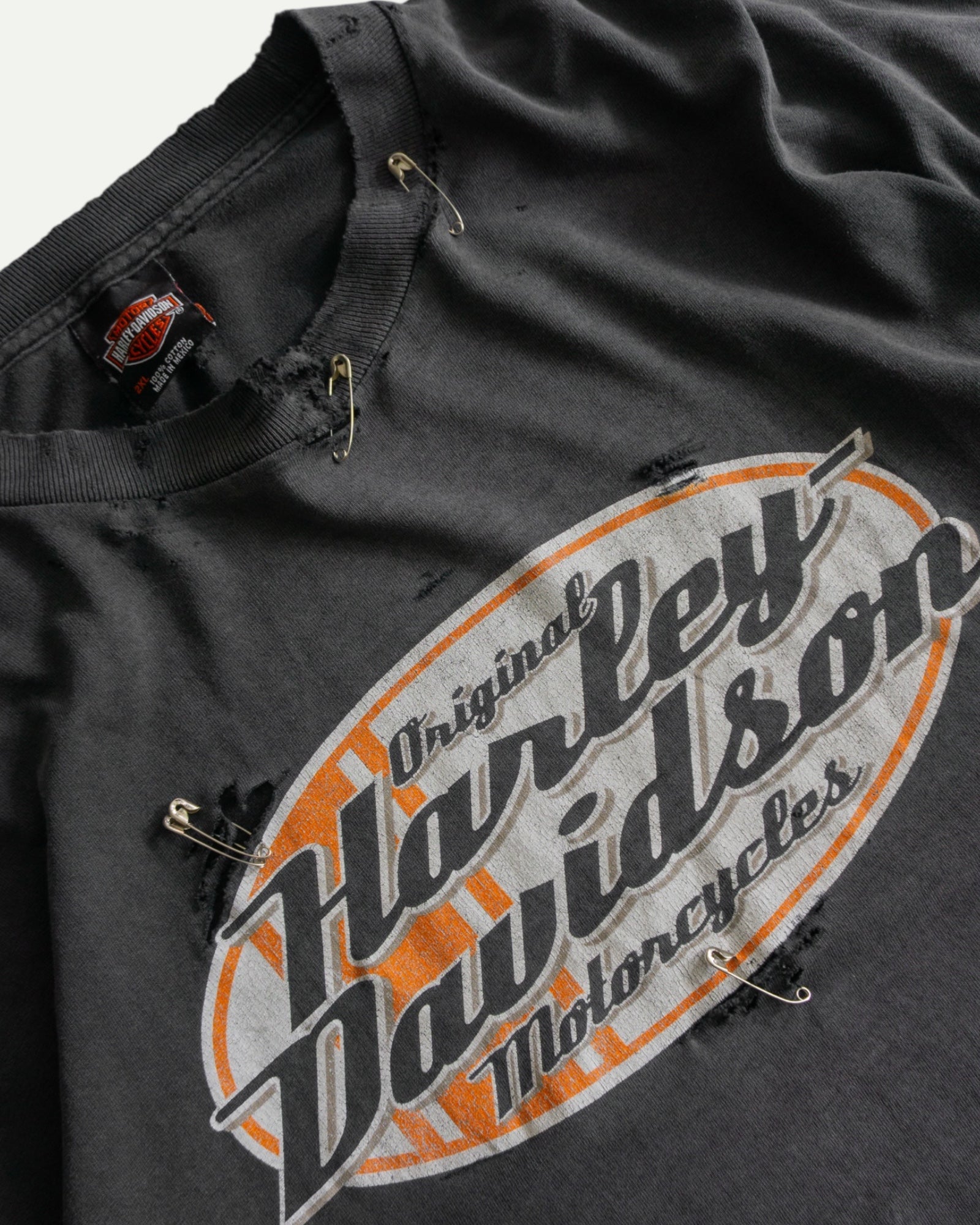 (XXL) 90’S VINTAGE HARLEY DAVIDSON DISTRESSED LONG SLEEVE