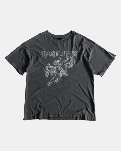(BOXY L) IRON MAIDEN FADED BAND TEE