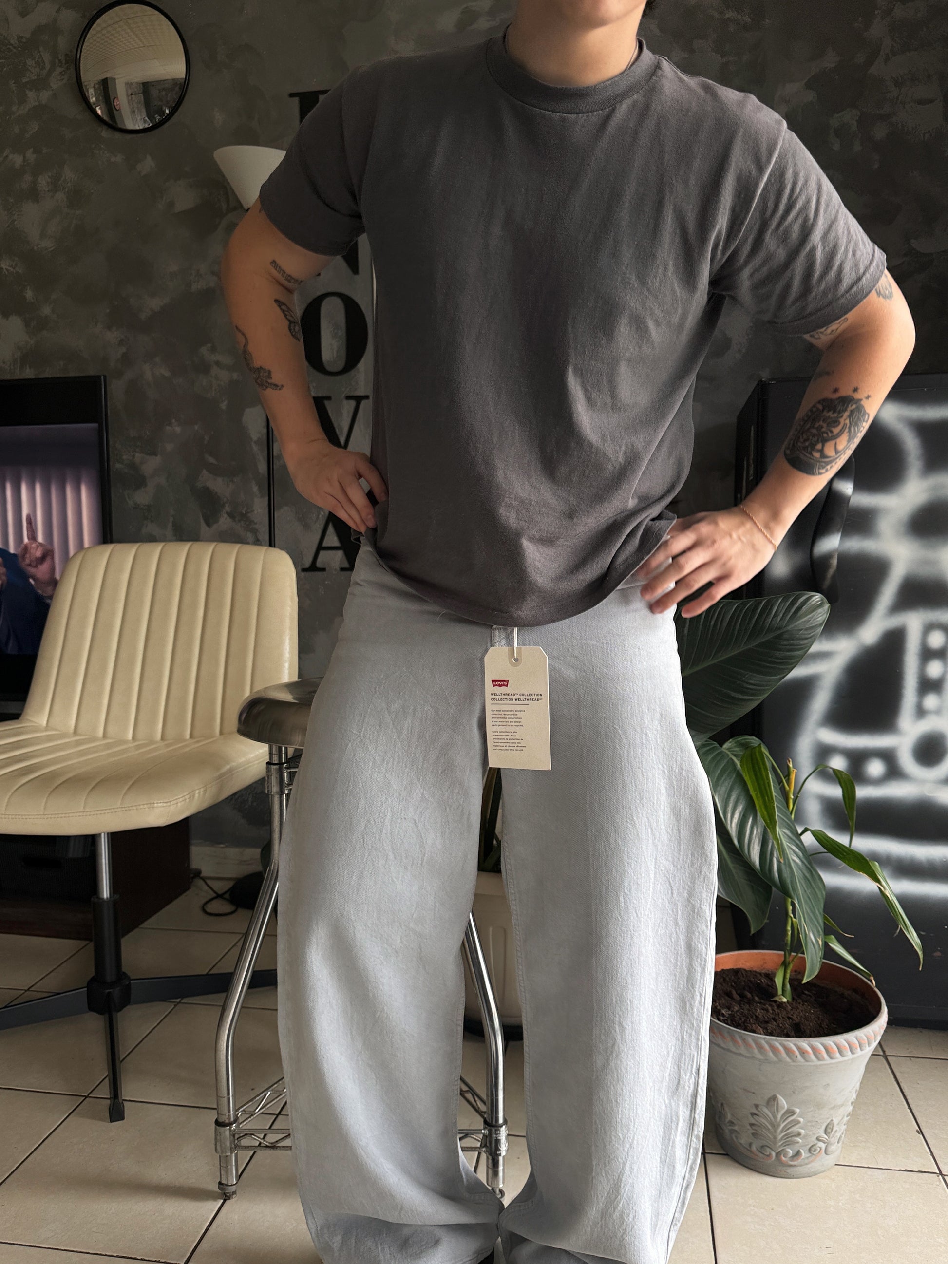 AMAZING LEVI’S HIGH LOOSE DENIM PANTS - 29x32