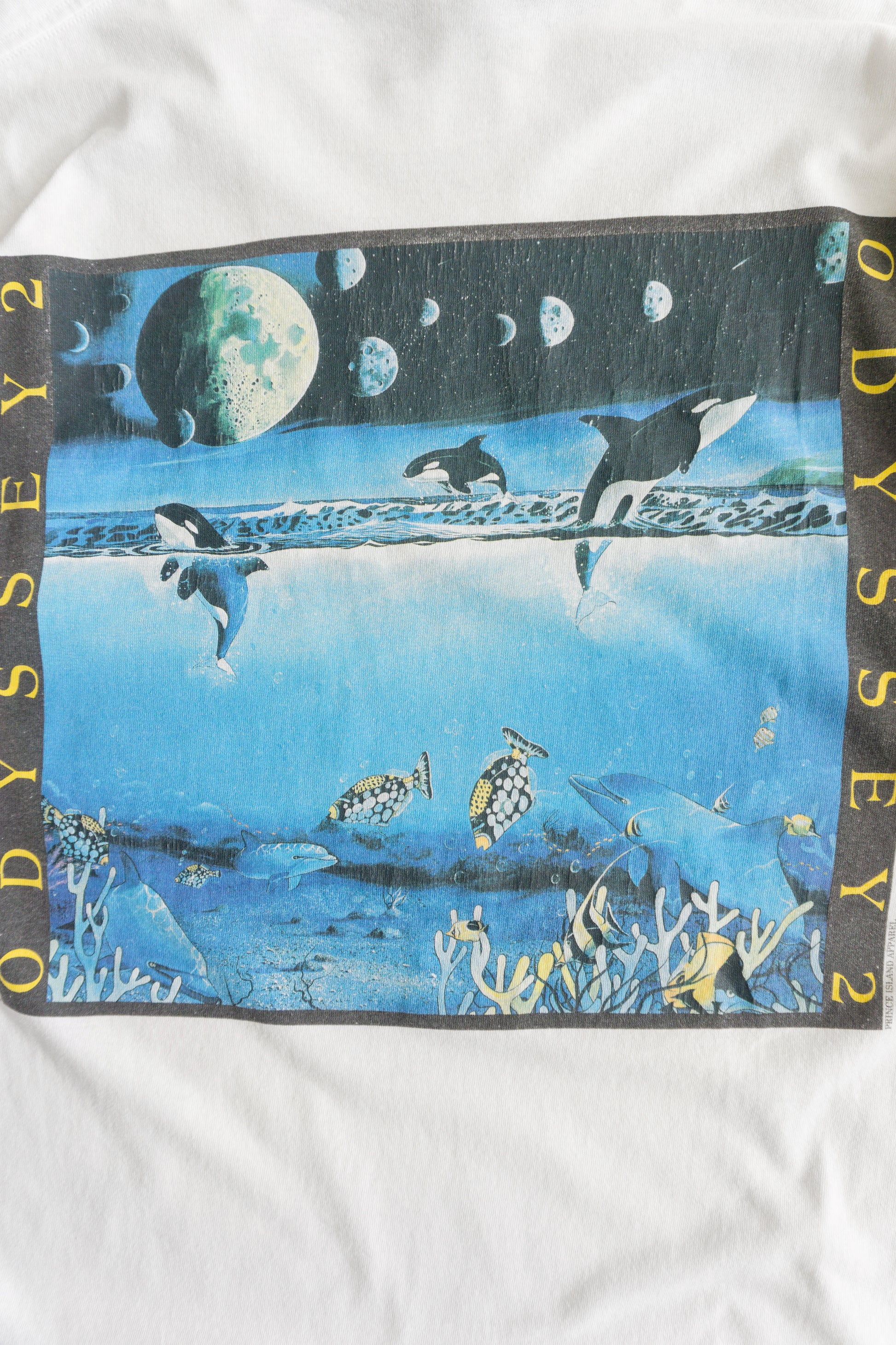 (L) 90’S VINTAGE AUDOBON ODYSSEY 2 OCEAN ART TEE