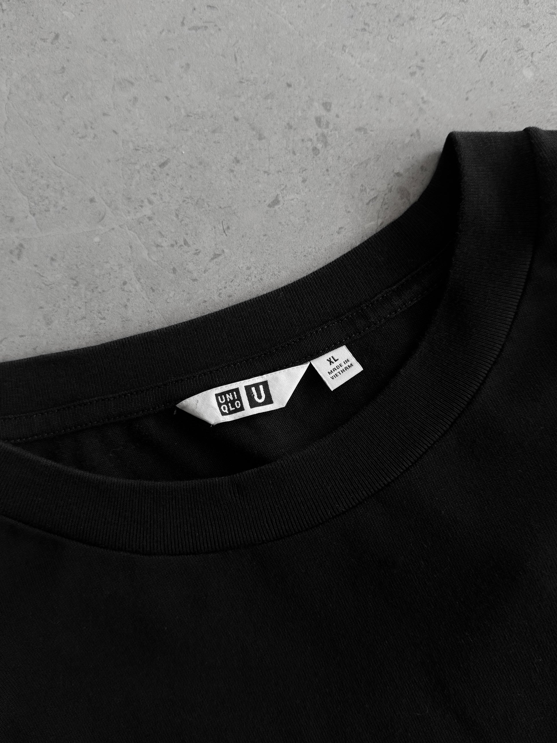 (BOXY L) UNIQLO BLANK POCKET TEE