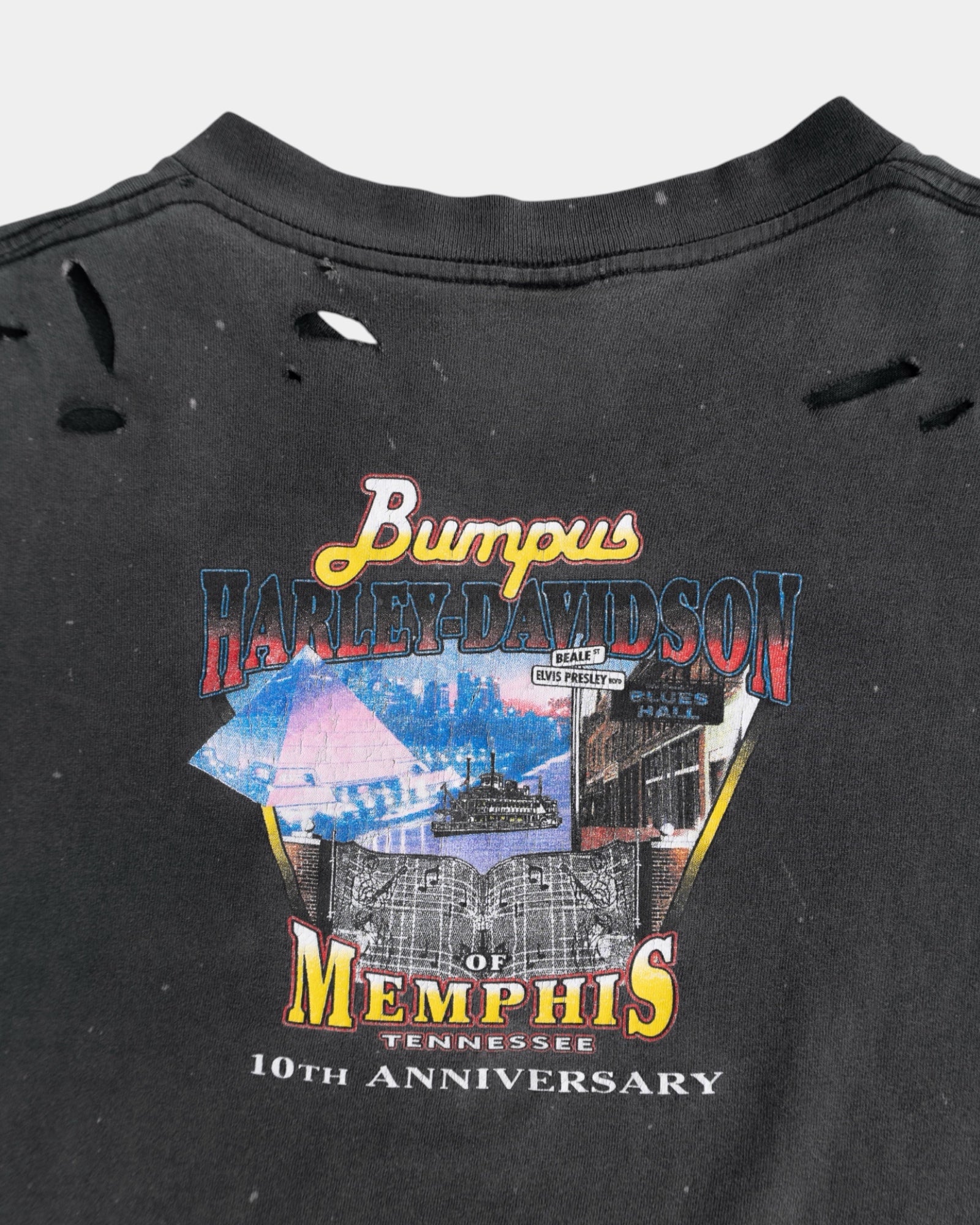 (M) 90’S VINTAGE BEST REST FADED DISTRESSED TEE