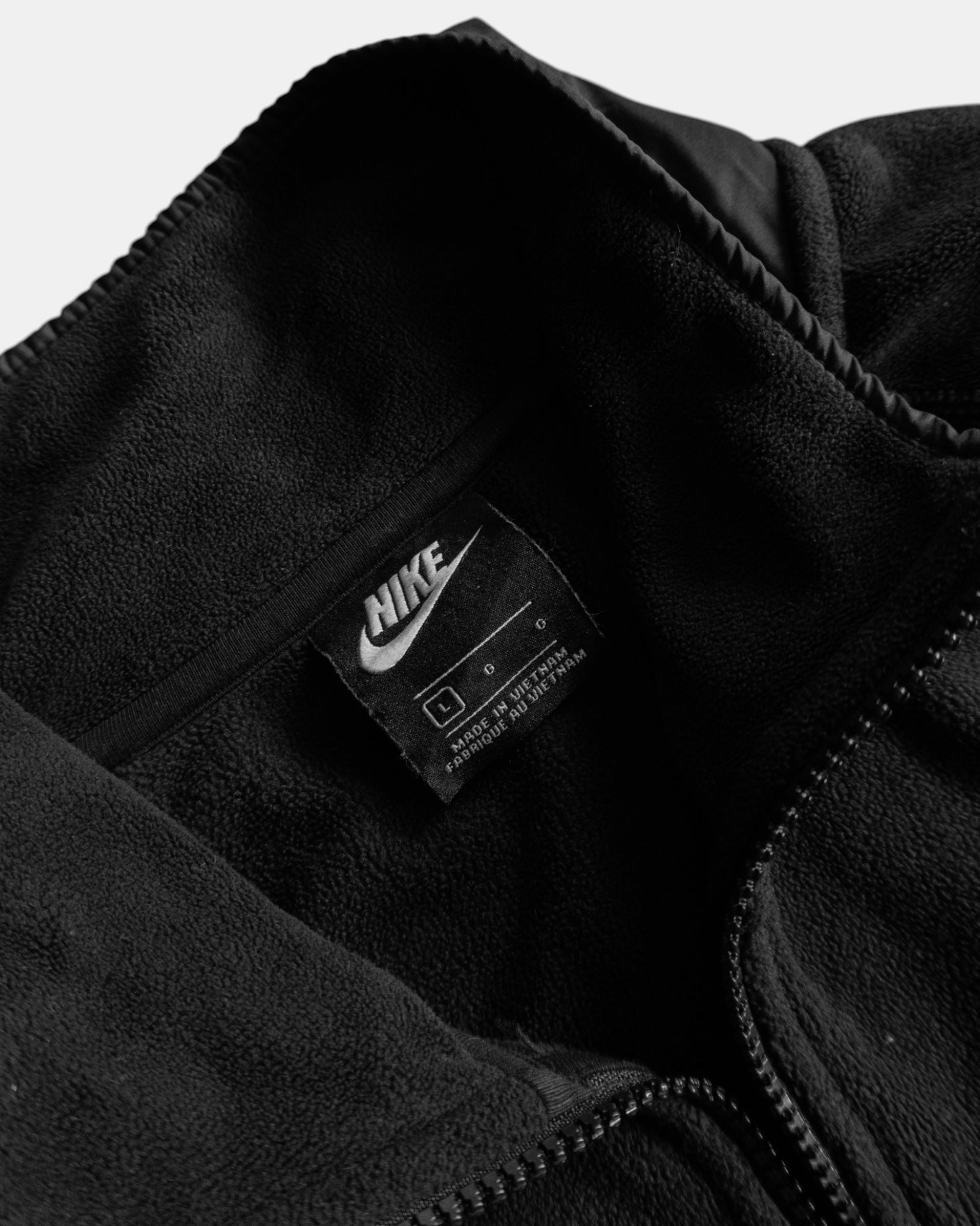 (L) NIKE SPORT BLACK FLEECE JACKET