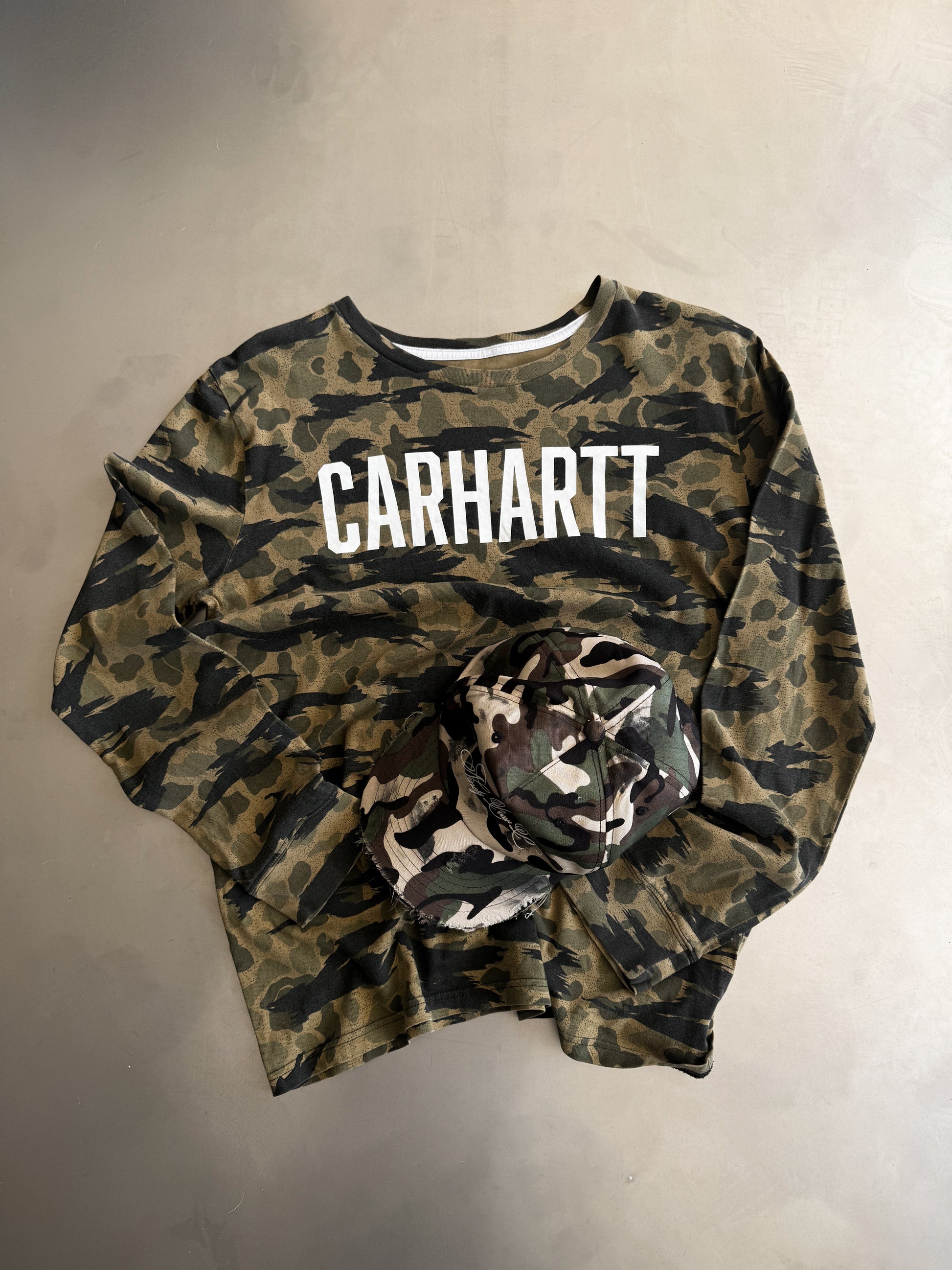 (M) CARHARTT CAMO LONG SLEEVE