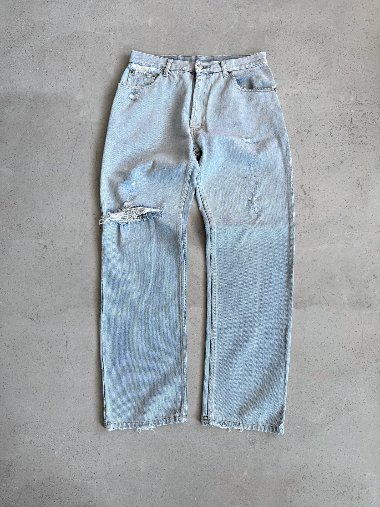 90’S VINTAGE 501 LEVIS FADED DENIM PANTS