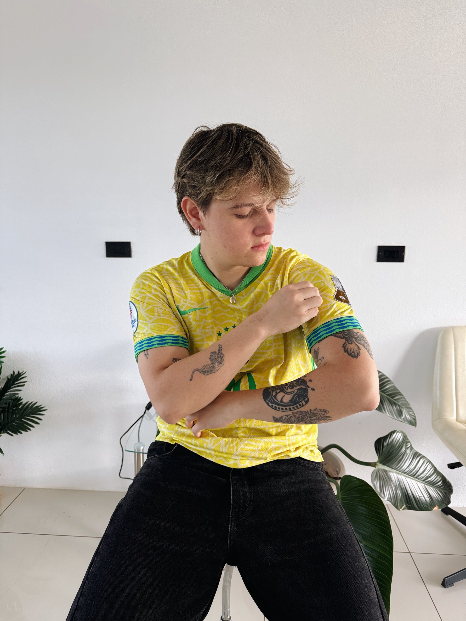 (M) NIKE BRASIL 2024 VINI JR 20 TEE